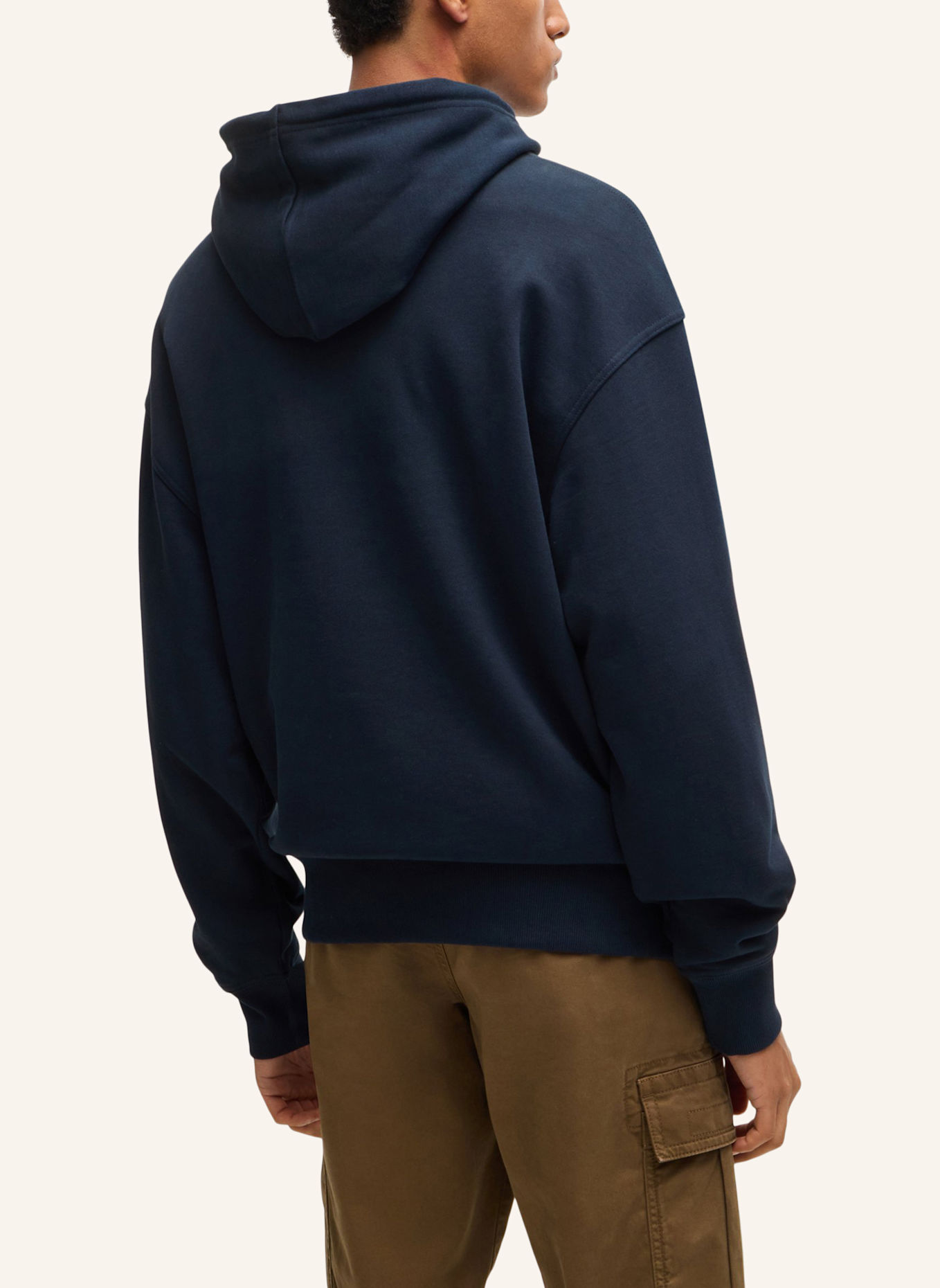 BOSS Hoodie WESMALLHOOD: DUNKELBLAU