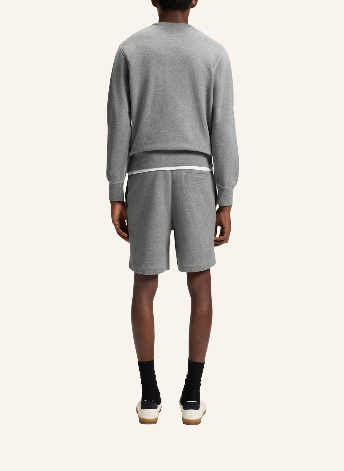 BOSS Casual Hose LASDUN 7_DB Oversize Fit: SILBER