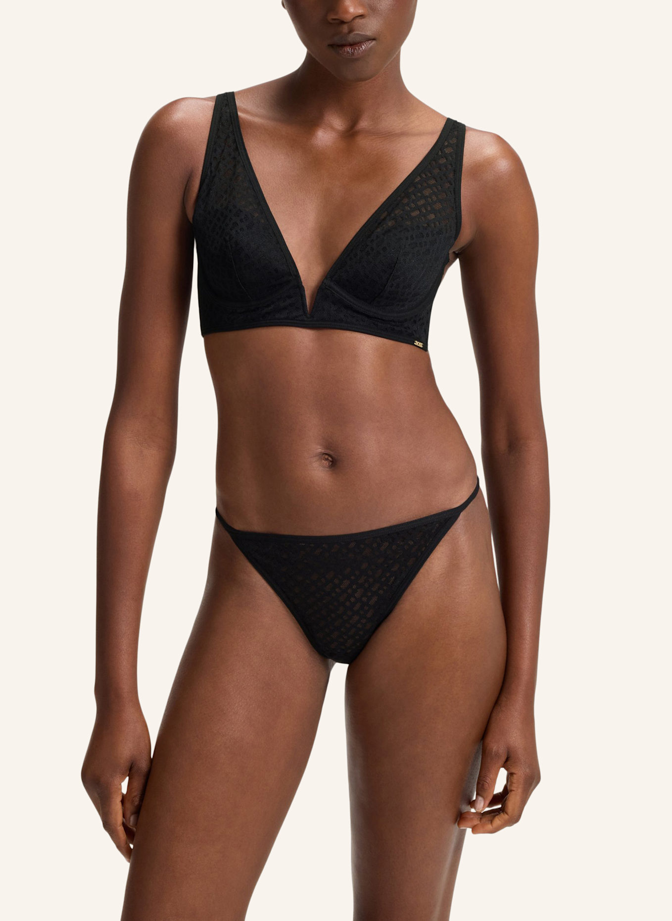 BOSS Bh TRIANGLE  B LACE: SCHWARZ