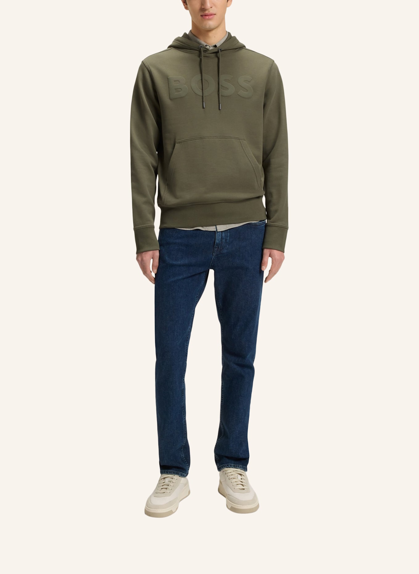 BOSS Hoodie WEBASIC: HELLGRÜN