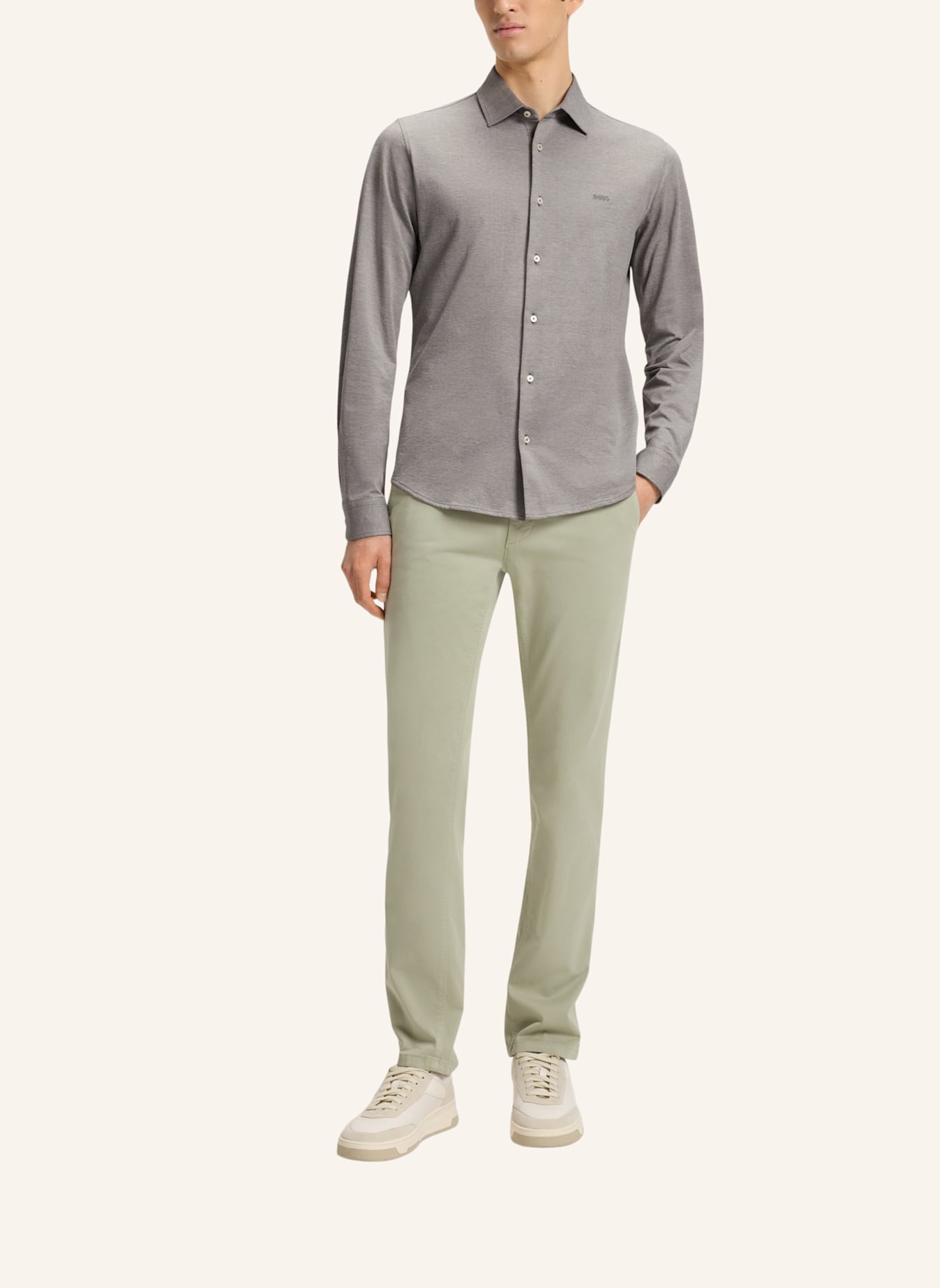 BOSS Hemd Slim Fit: GRÜN