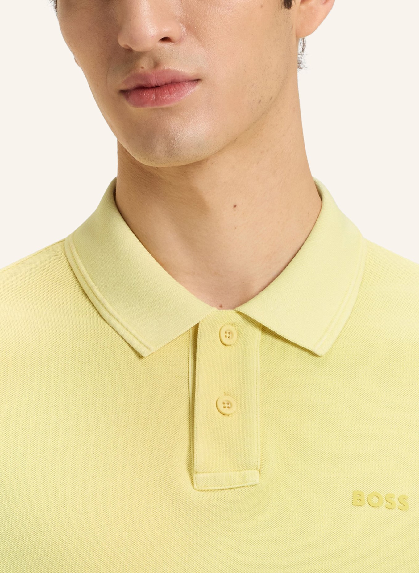 BOSS Poloshirt PRIME Regular Fit: GELB
