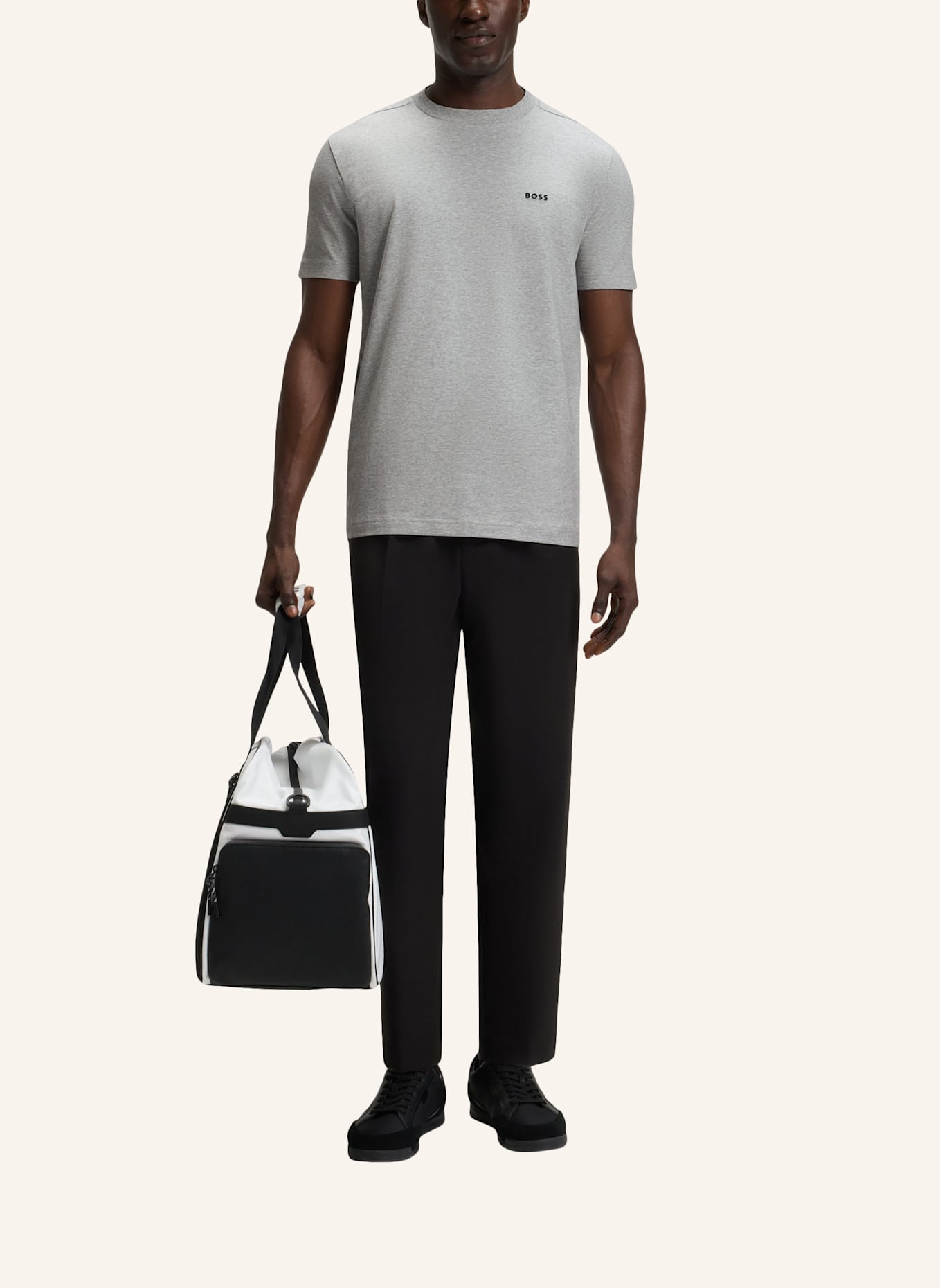BOSS T-Shirt TEE: SILBER