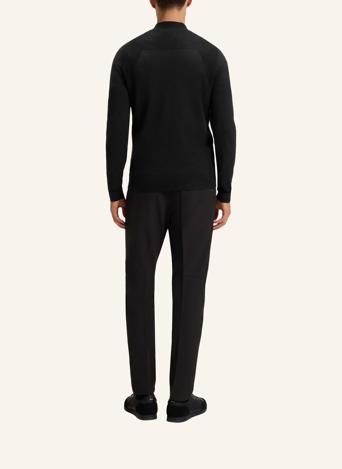 BOSS Pullover K_MOMENTUM-LITE MN Regular Fit: SCHWARZ