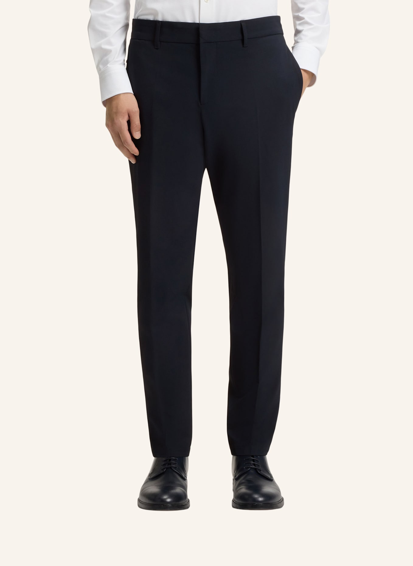 BOSS Business Hose P-GENIUS-WG-PK-253F Slim Fit: DUNKELBLAU
