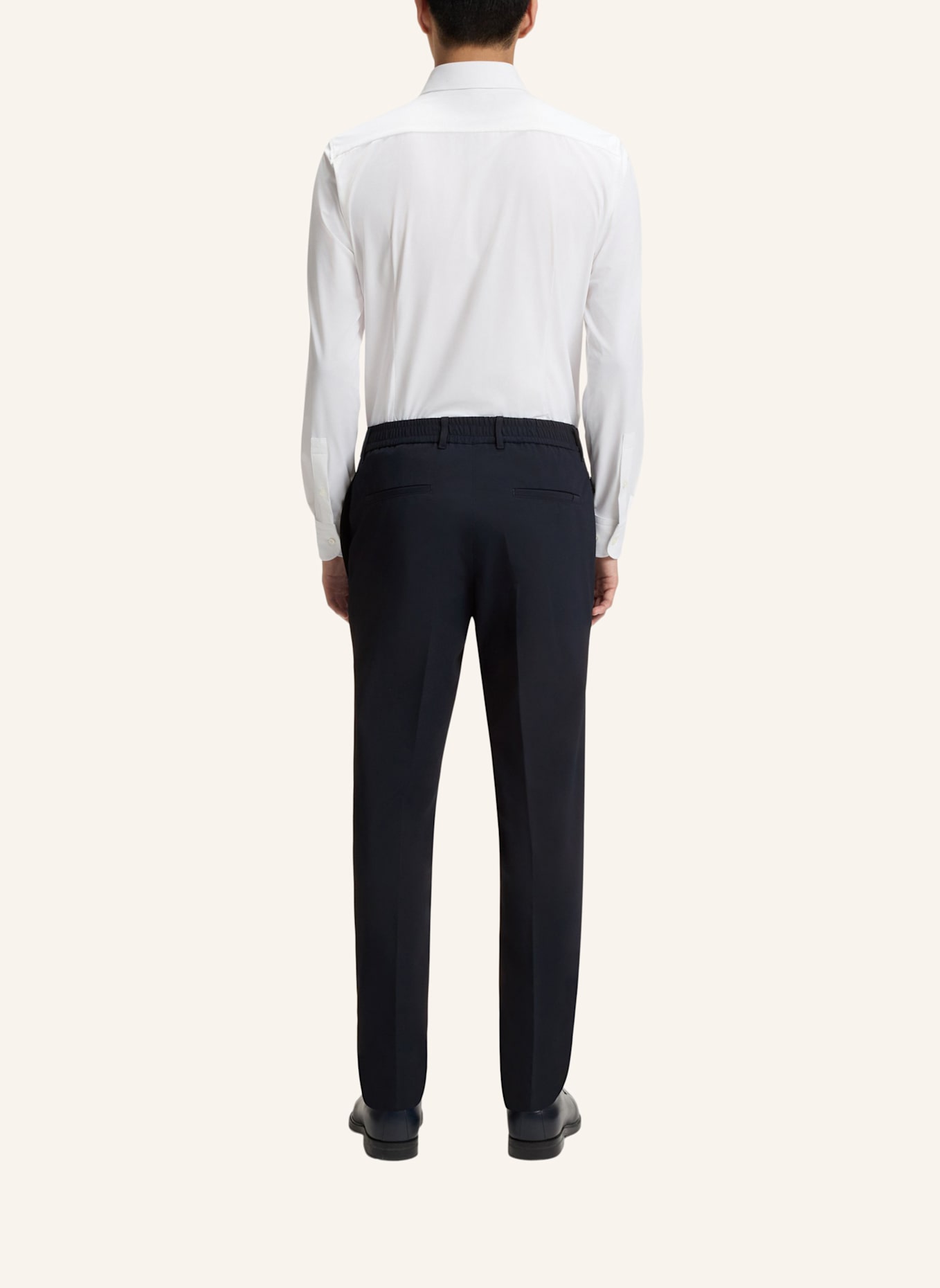 BOSS Business Hose P-GENIUS-WG-PK-253F Slim Fit: DUNKELBLAU