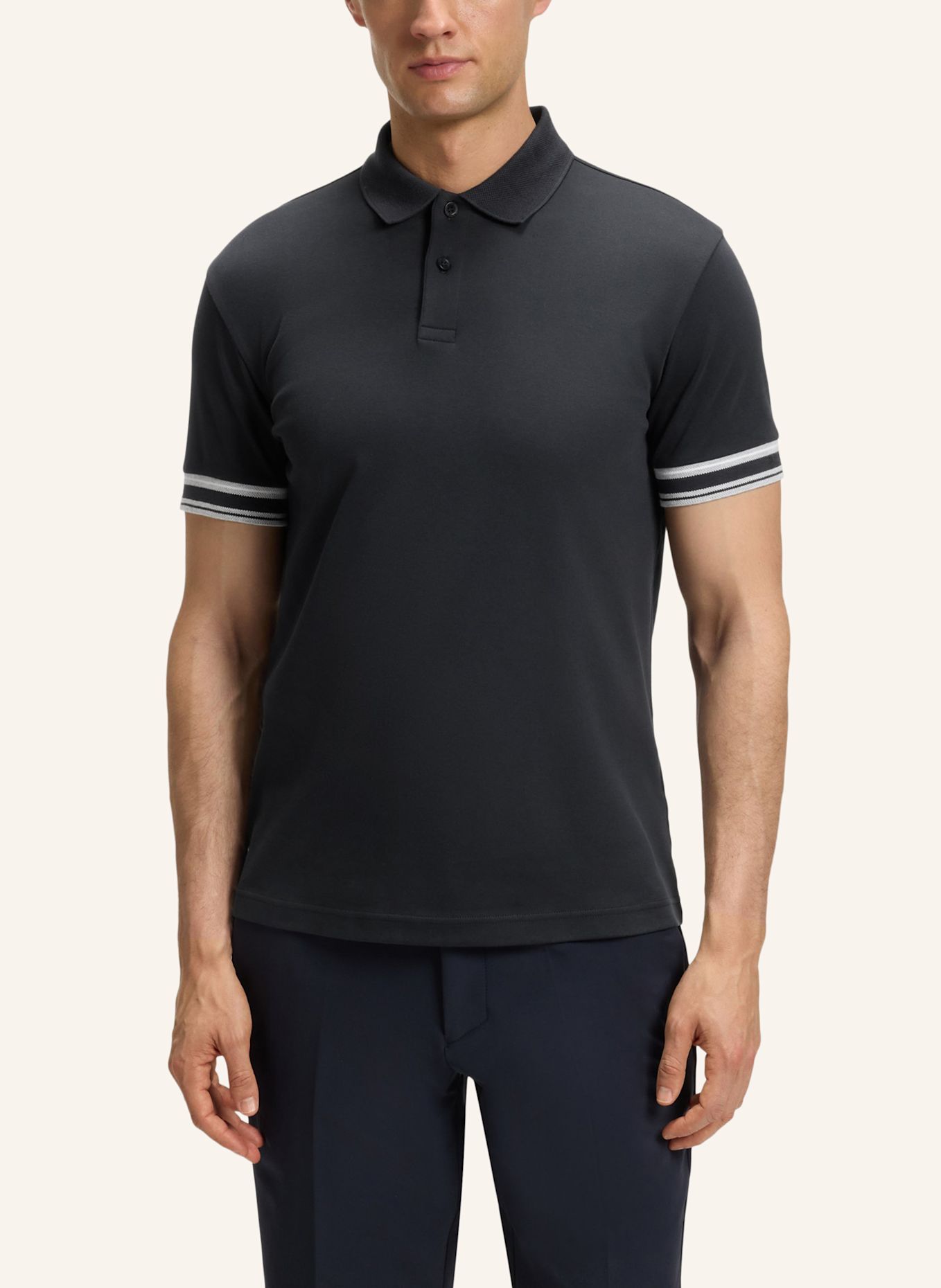 BOSS Poloshirt POLO ZONE Slim Fit: DUNKELBLAU
