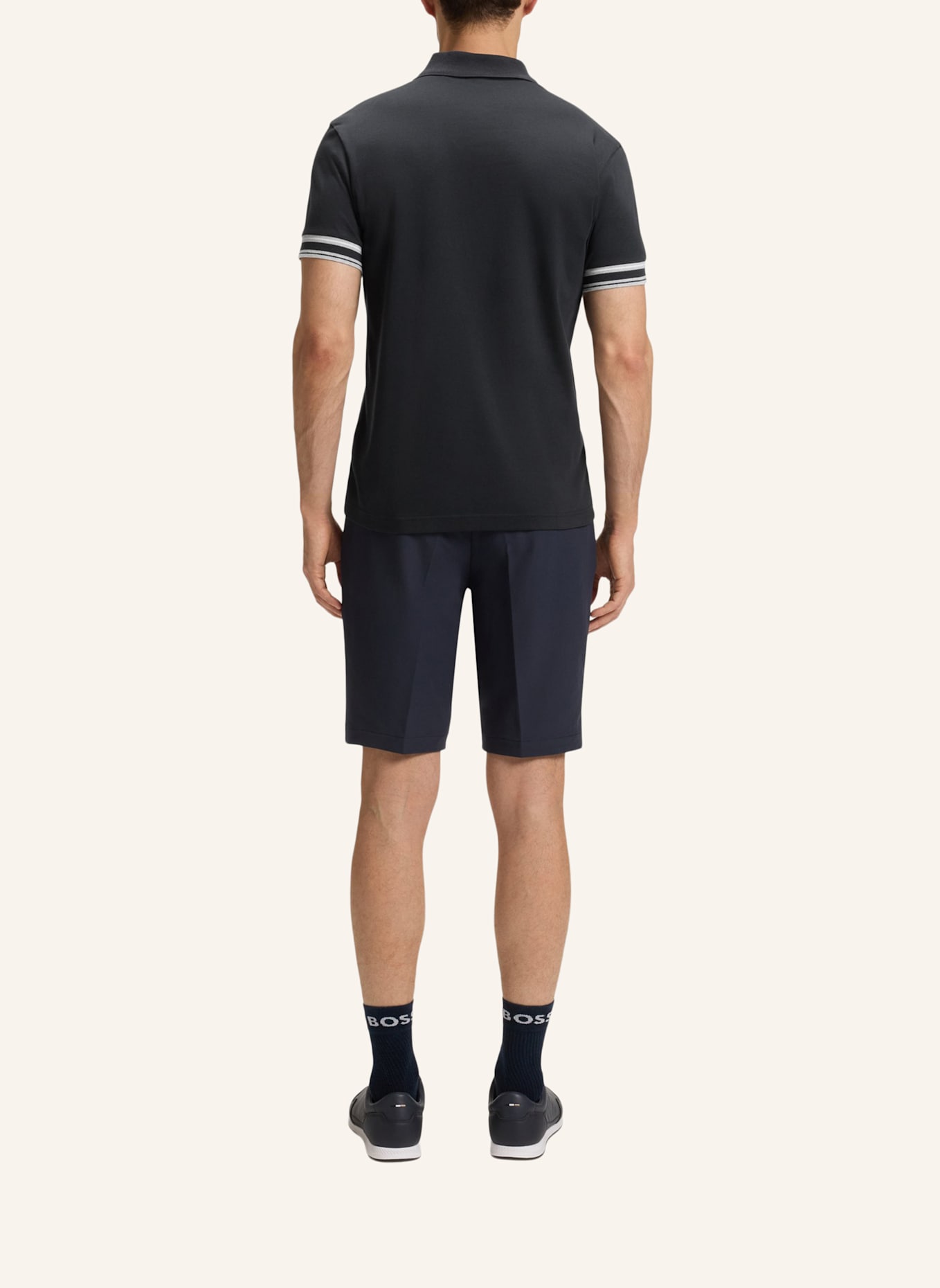 BOSS Poloshirt POLO ZONE Slim Fit: DUNKELBLAU