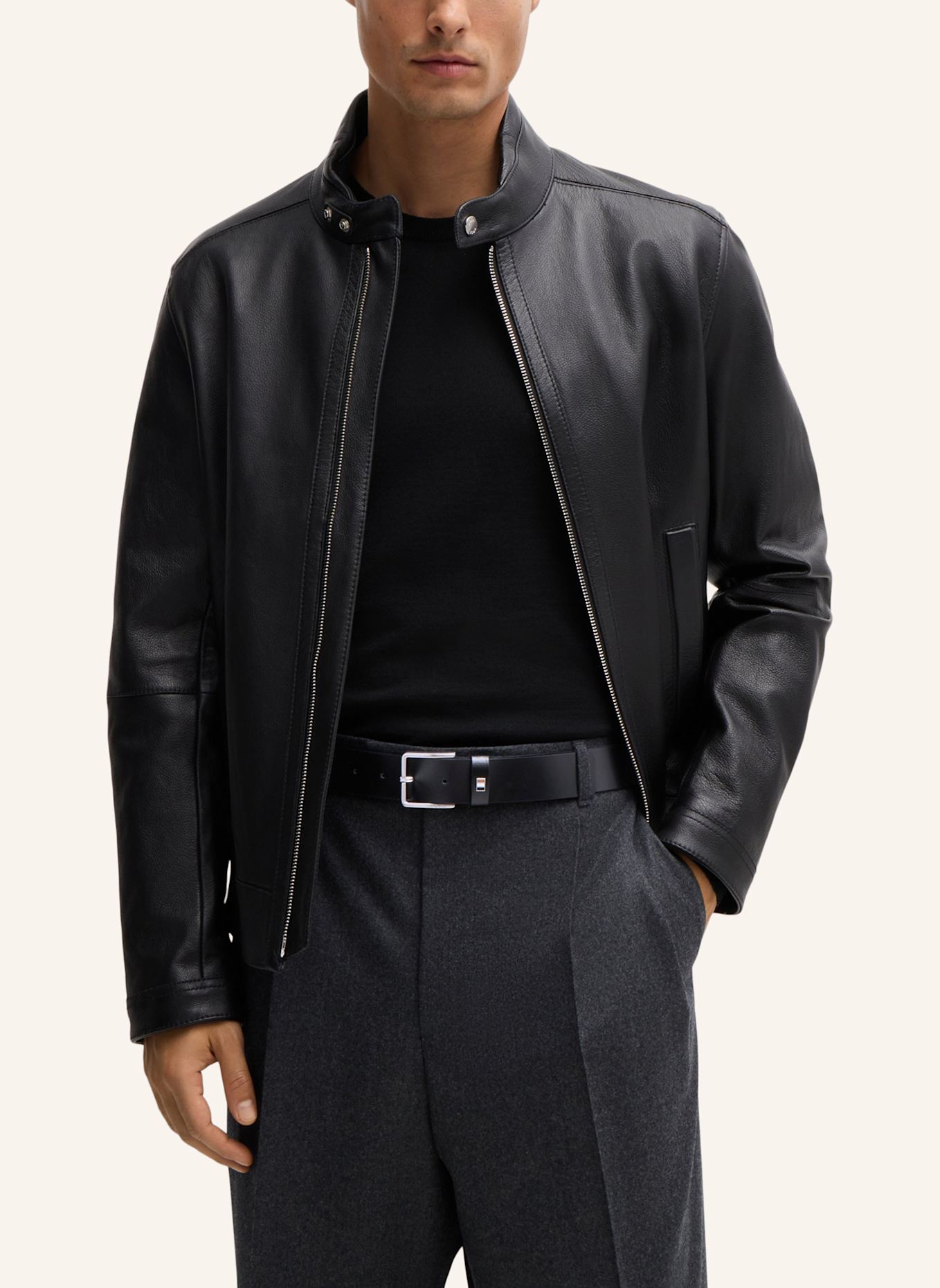 BOSS Business Gürtel THER-FLAG-E_SZ35: SCHWARZ