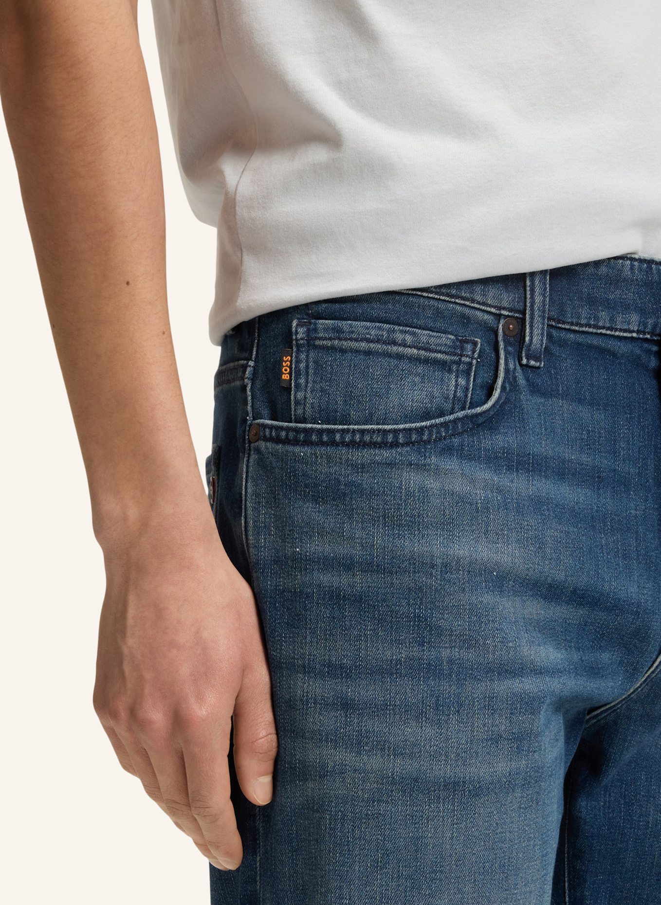 BOSS Jeans RE.MAINE BO Regular Fit: DUNKELBLAU