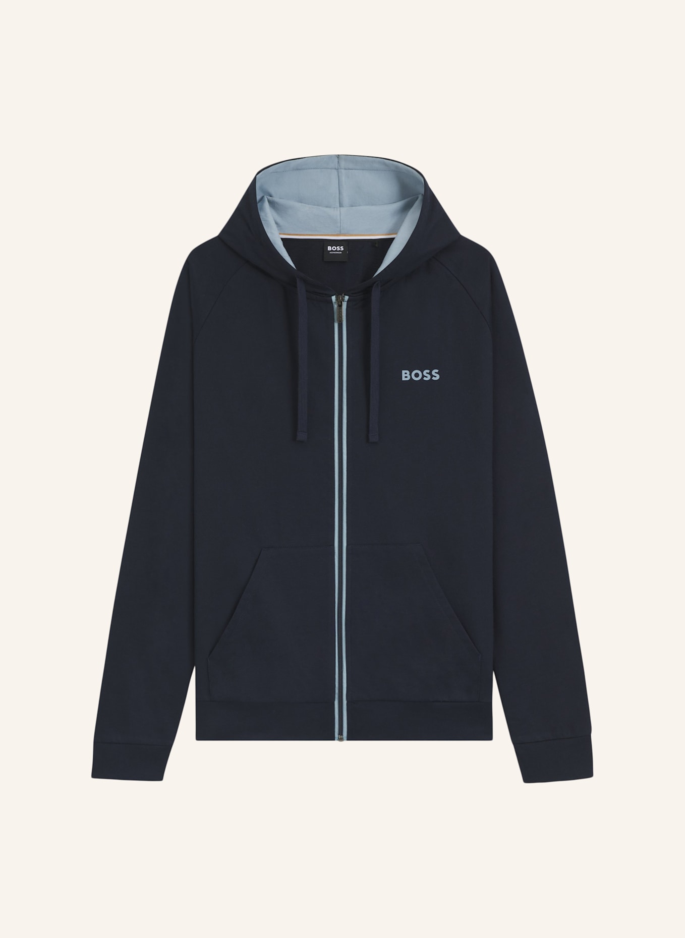 BOSS Loungewear Jacke AUTHENTIC JACKET H Regular Fit: DUNKELBLAU