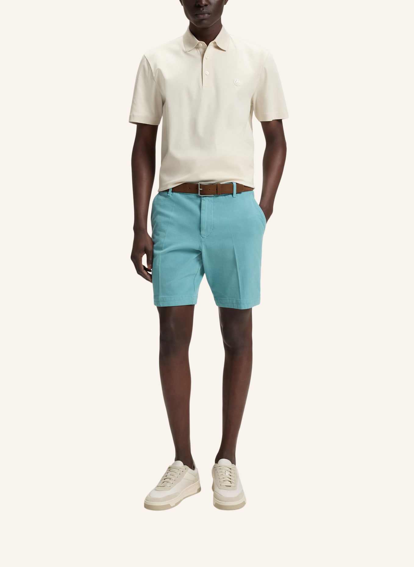 BOSS Short H-SLICE-SHORTS1 Slim Fit: HELLBLAU