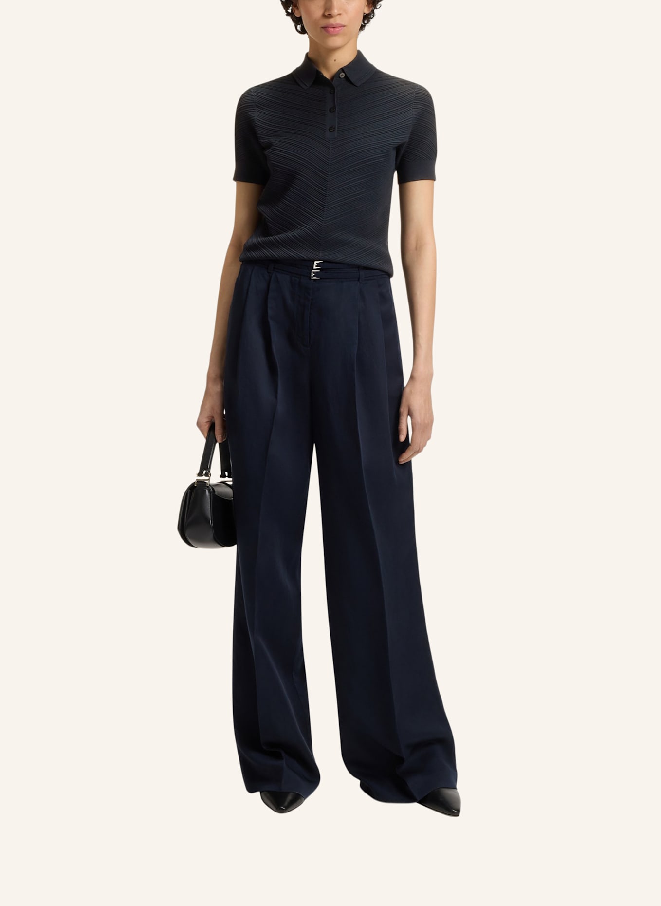 BOSS Pullover FOINTA: DUNKELBLAU