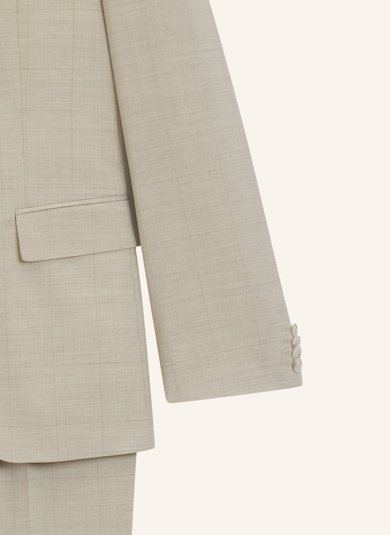 BOSS Business Anzug H-HUGE-2PCS-PEAK-253 Slim Fit: WEISS
