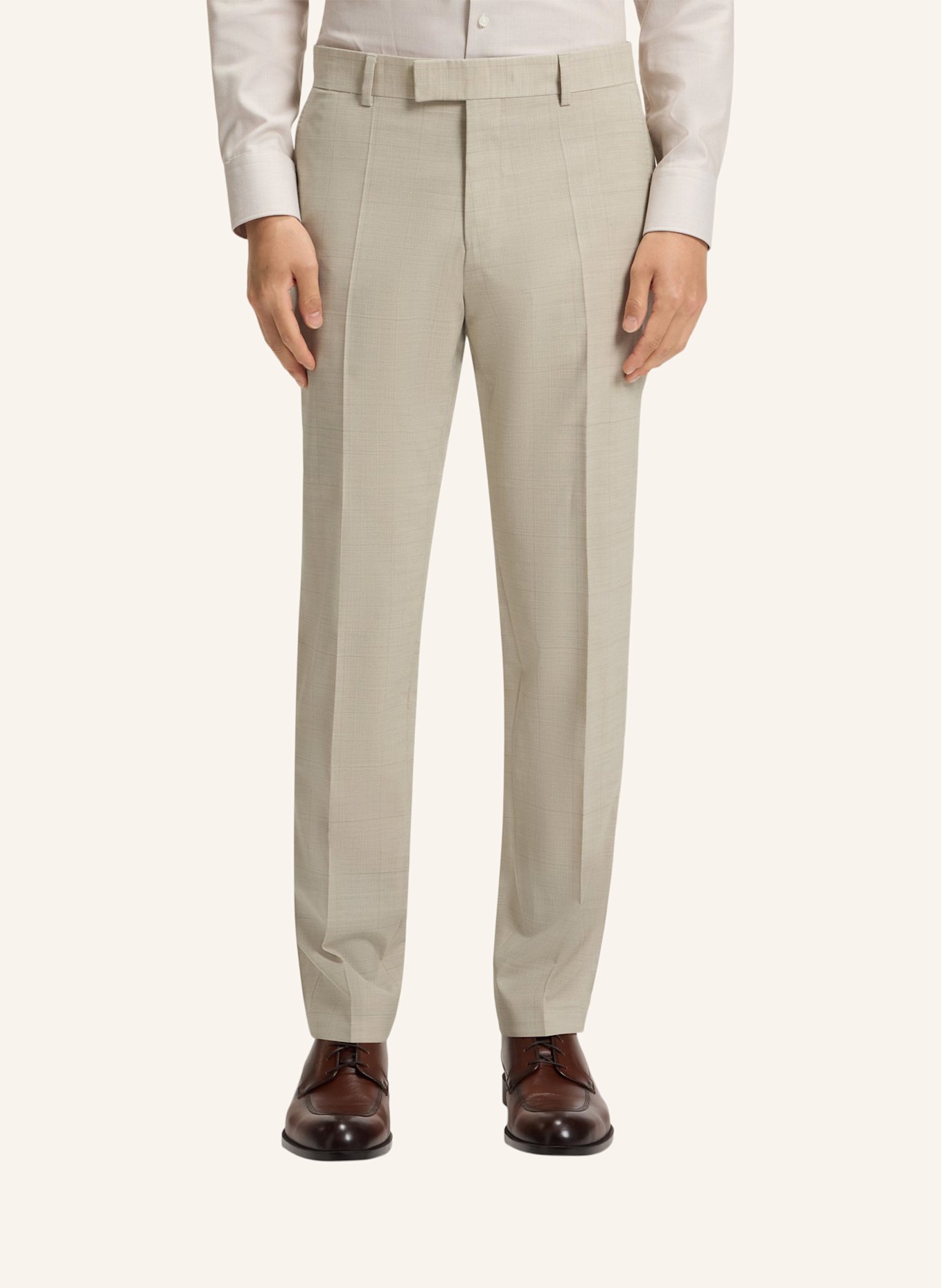 BOSS Business Anzug H-HUGE-2PCS-PEAK-253 Slim Fit: WEISS