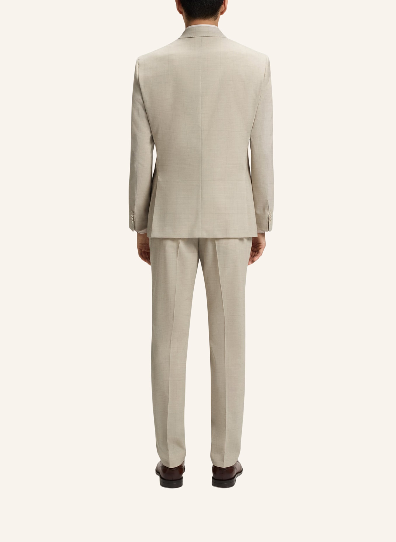 BOSS Business Anzug H-HUGE-2PCS-PEAK-253 Slim Fit: WEISS