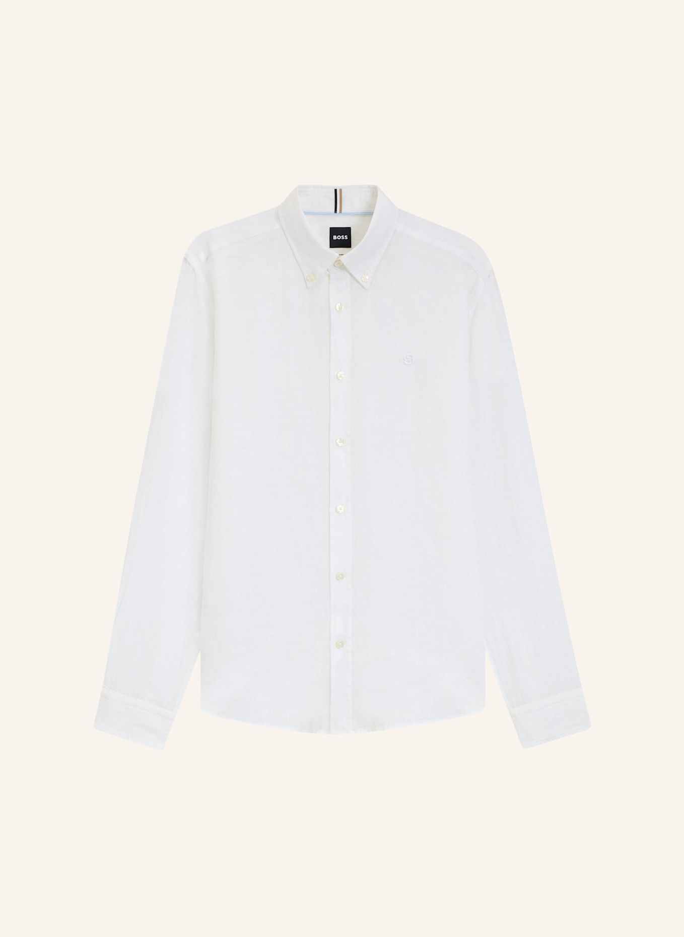 BOSS Casual Hemd H-ROAN-BD-E-C1-253 Slim Fit: WEISS