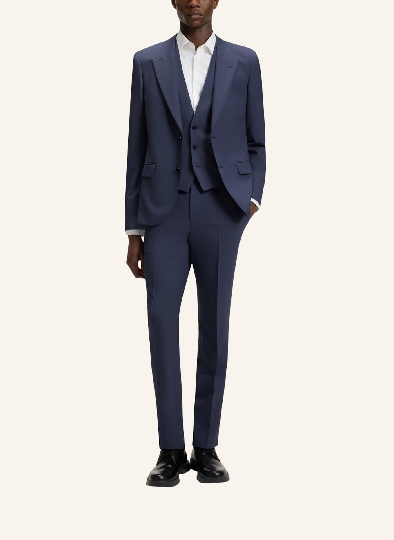 HUGO Business Anzug HENRY/GETLIN242V2X Slim Fit: DUNKELBLAU