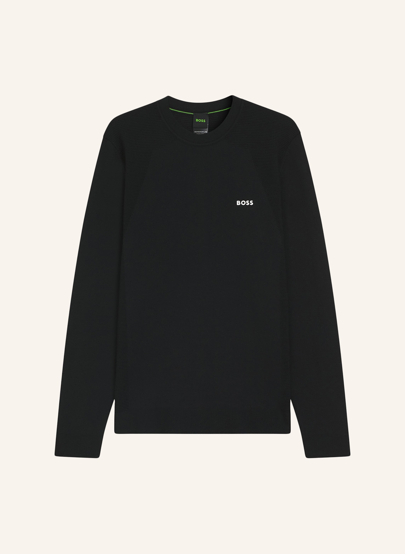 BOSS Pullover K_MOMENTUM-LITE CN Regular Fit: SCHWARZ