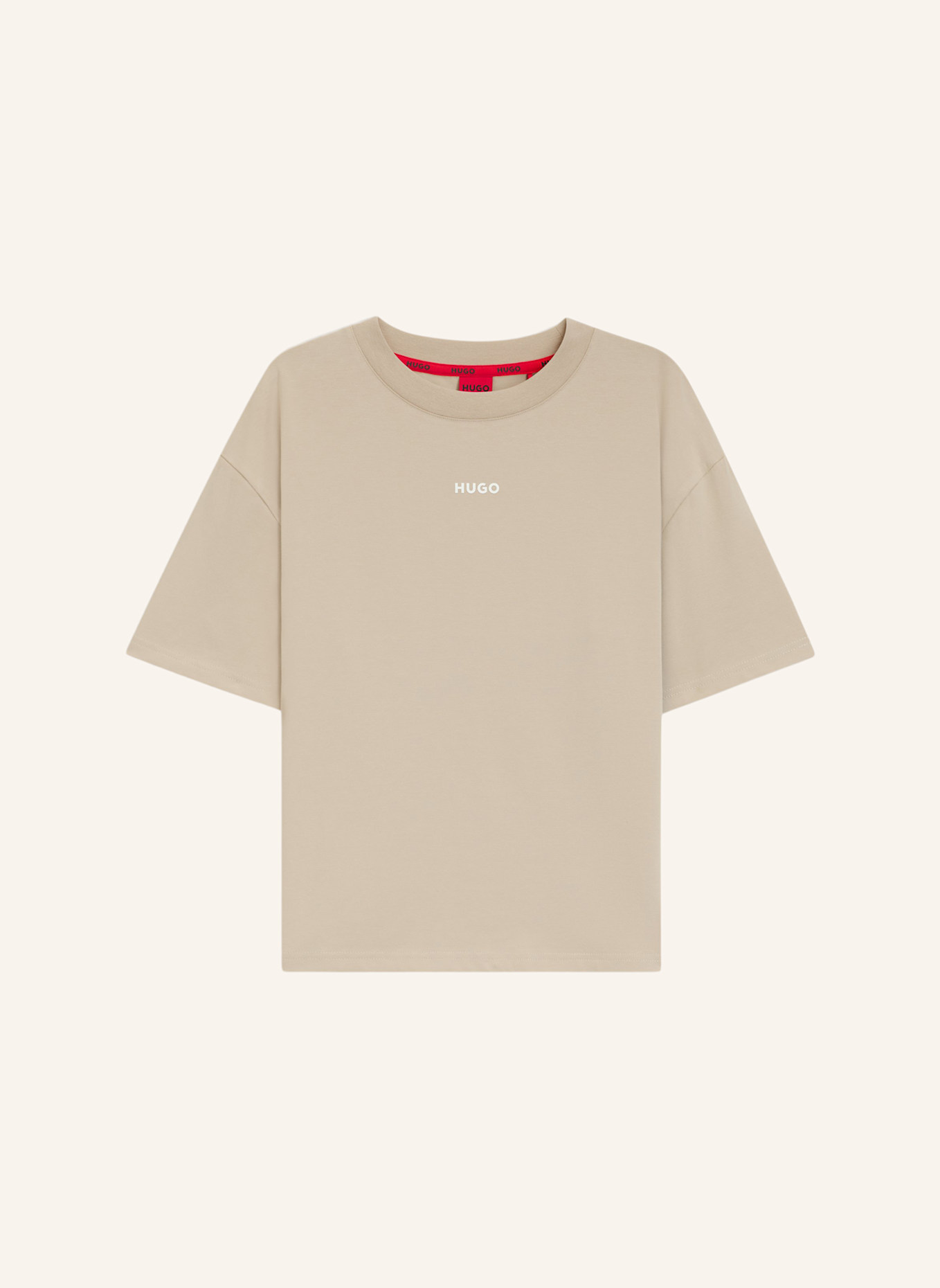 HUGO Lounge-Shirt SHUFFLE: BEIGE