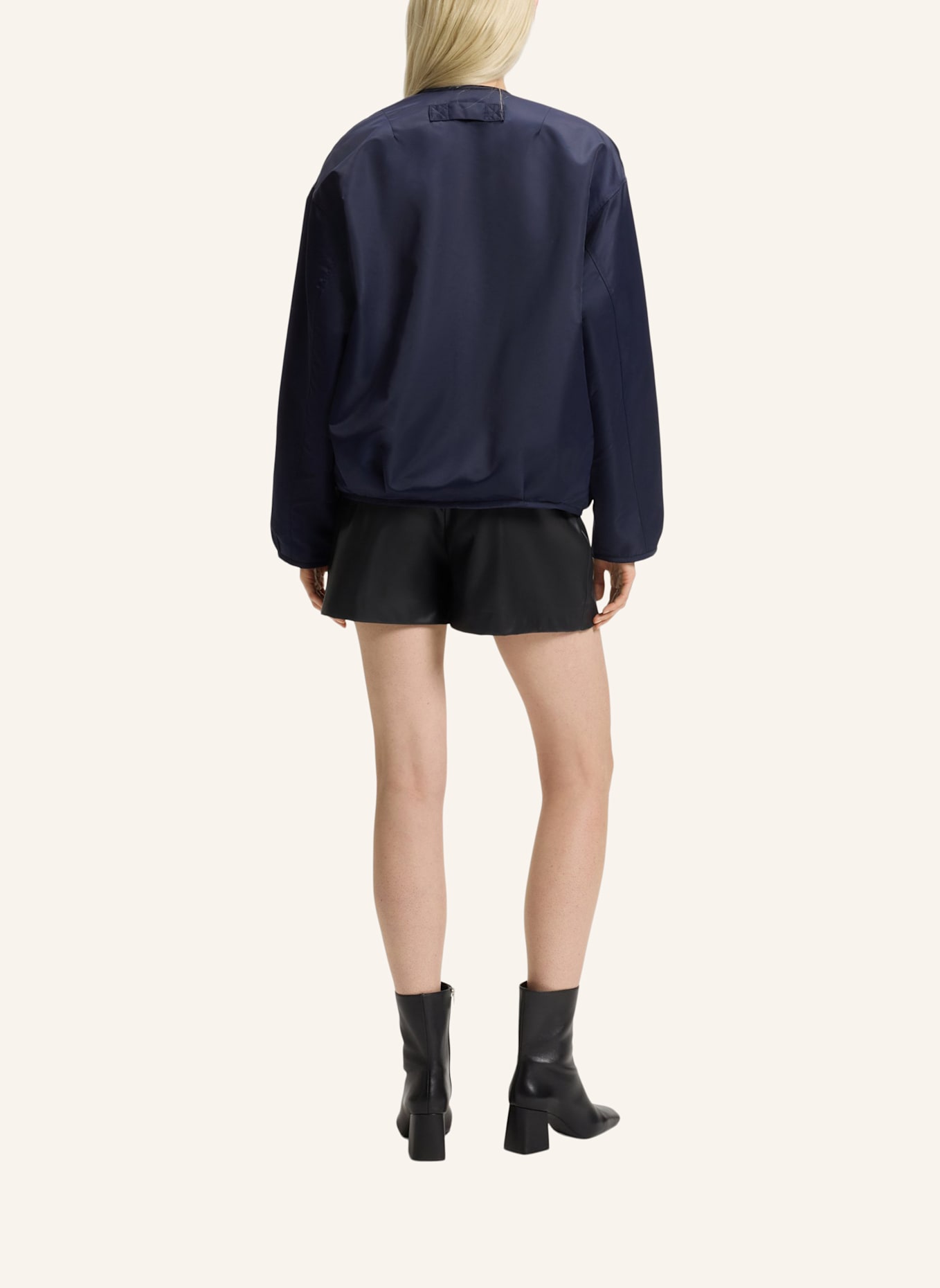 HUGO Casual Jacke FALORANA-1 Regular Fit: DUNKELBLAU