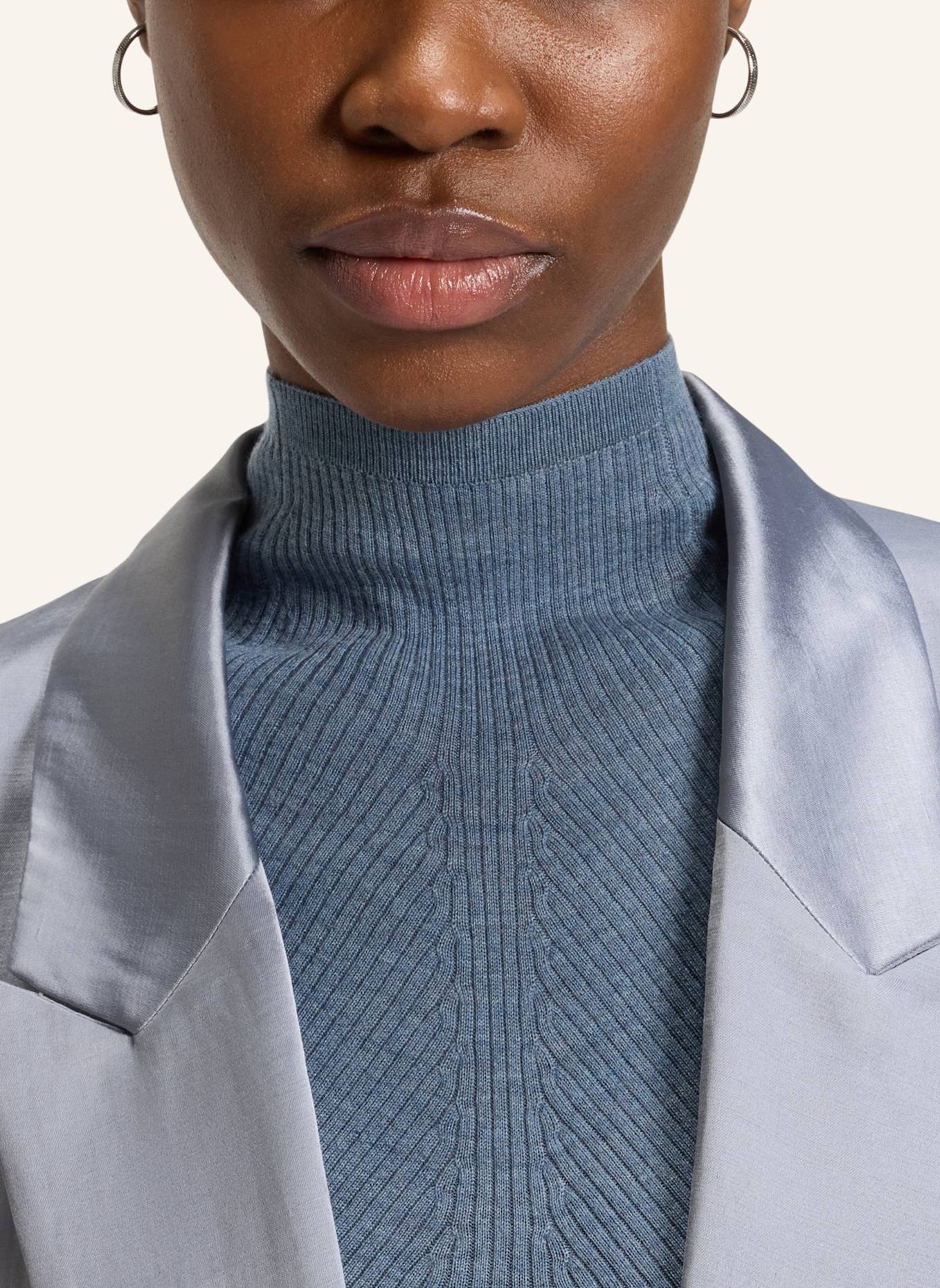 BOSS Blazer JOVANAMIA Relaxed Fit: HELLGRAU