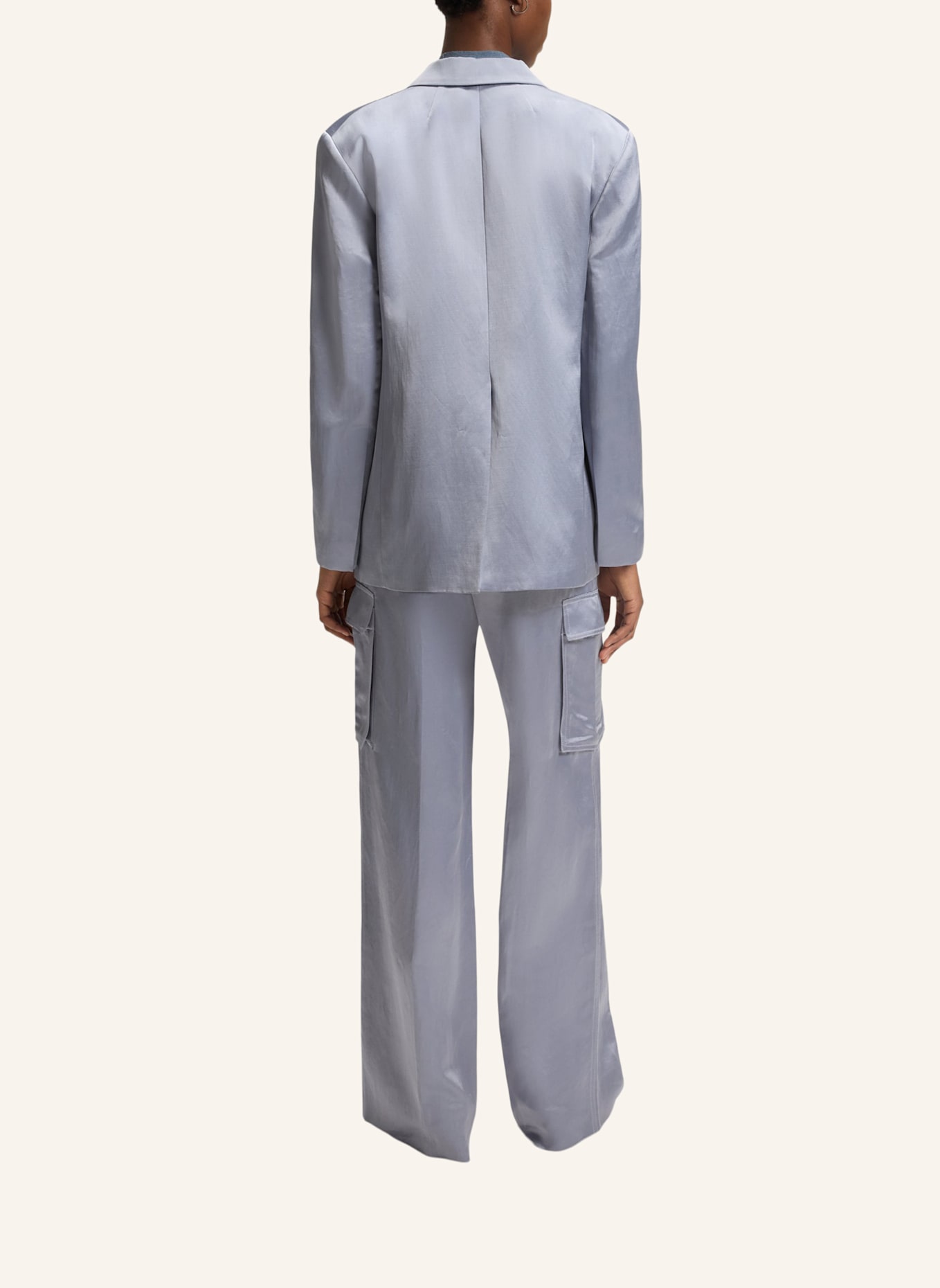 BOSS Blazer JOVANAMIA Relaxed Fit: HELLGRAU