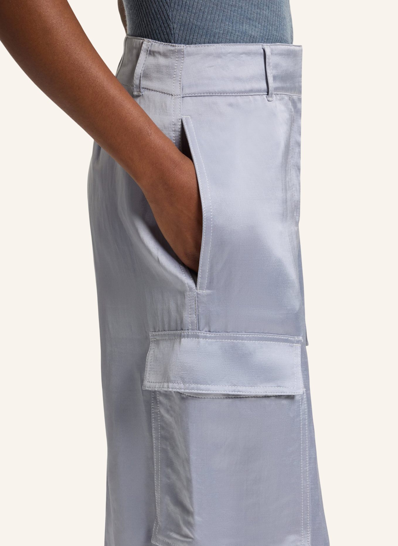 BOSS Business Hose TIANAMIA Regular Fit: HELLGRAU