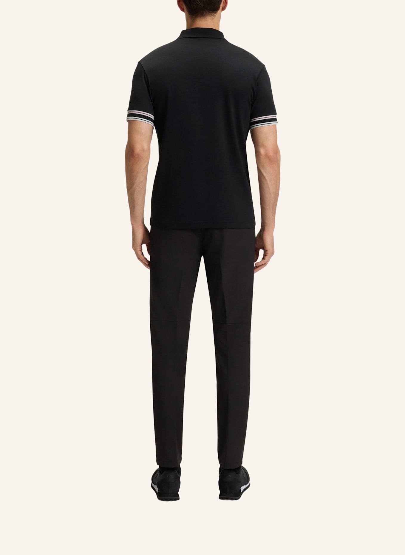 BOSS Poloshirt POLO ZONE Slim Fit: SCHWARZ