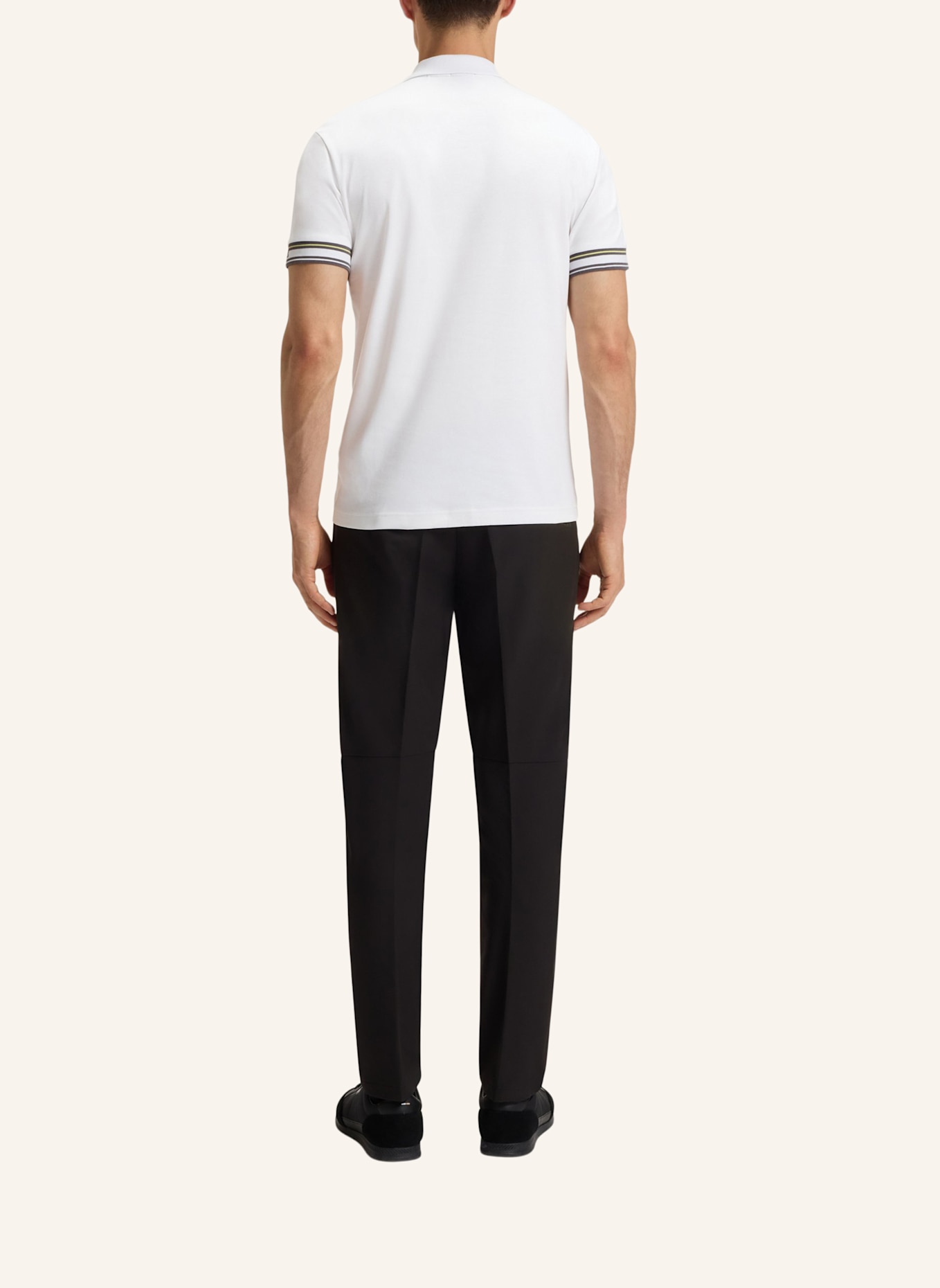 BOSS Poloshirt POLO ZONE Slim Fit: WEISS