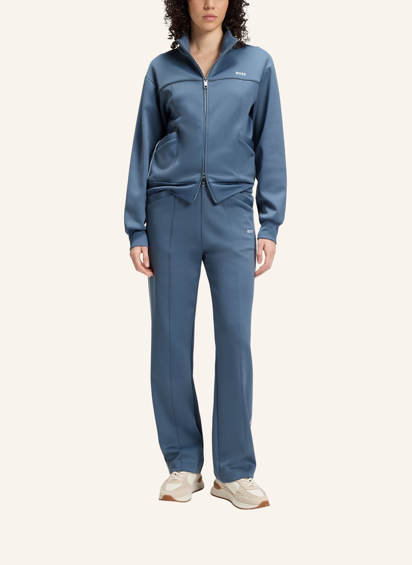BOSS Sweatshirt ERENA Slim Fit: BLAU