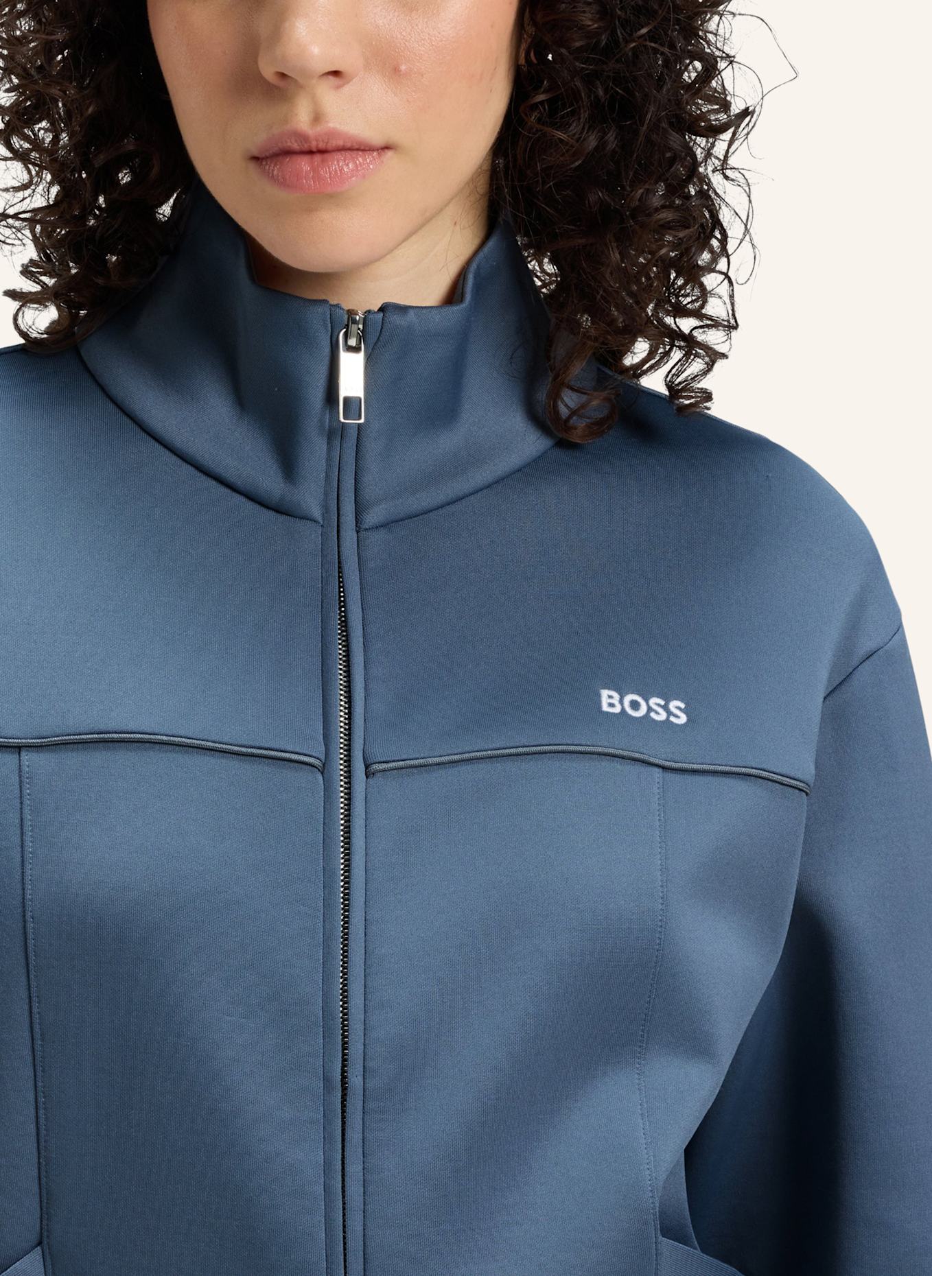 BOSS Sweatshirt ERENA Slim Fit: BLAU