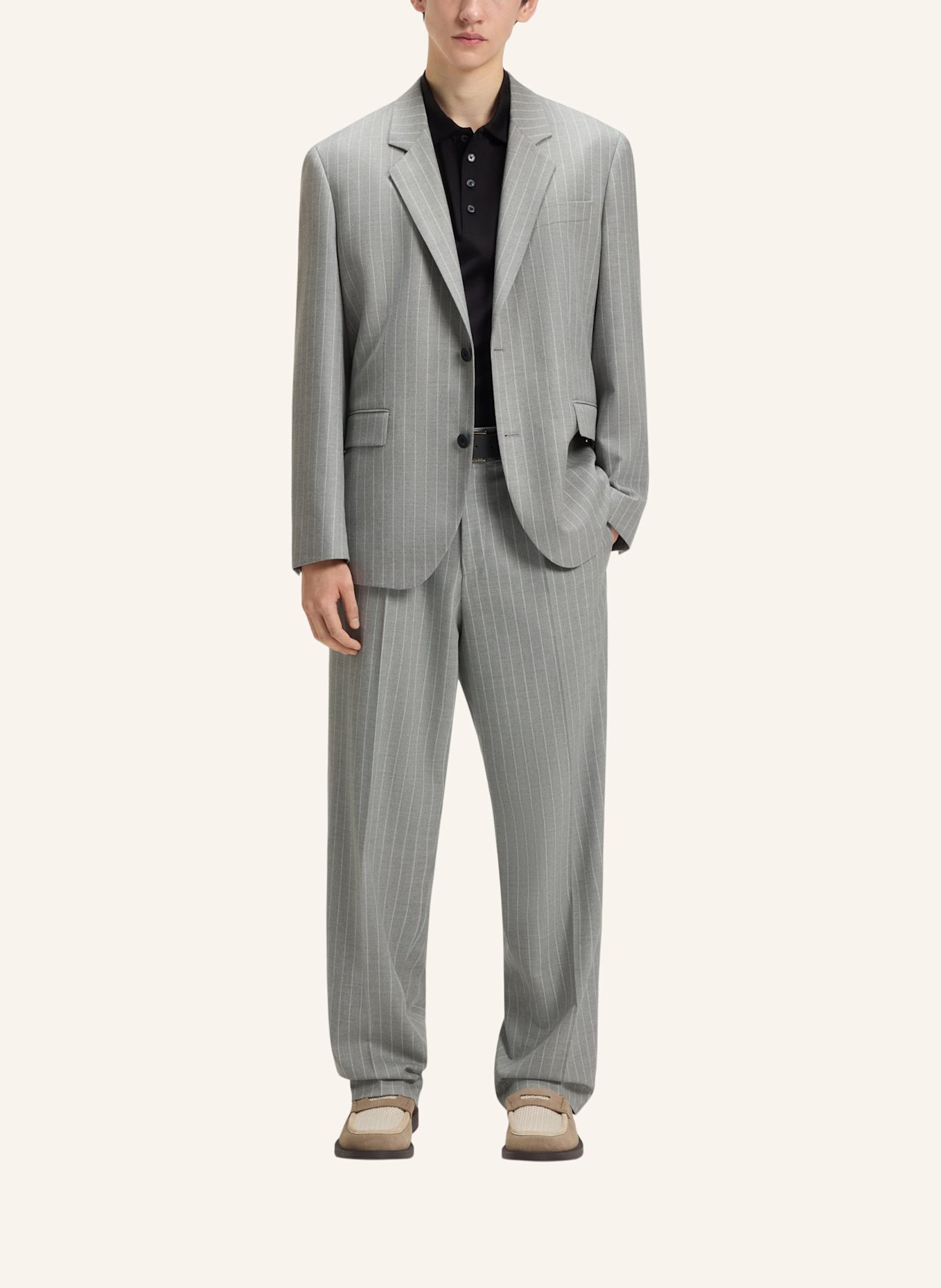 HUGO Business Anzug KARLO-FLIPS251X Modern Fit: GRAU