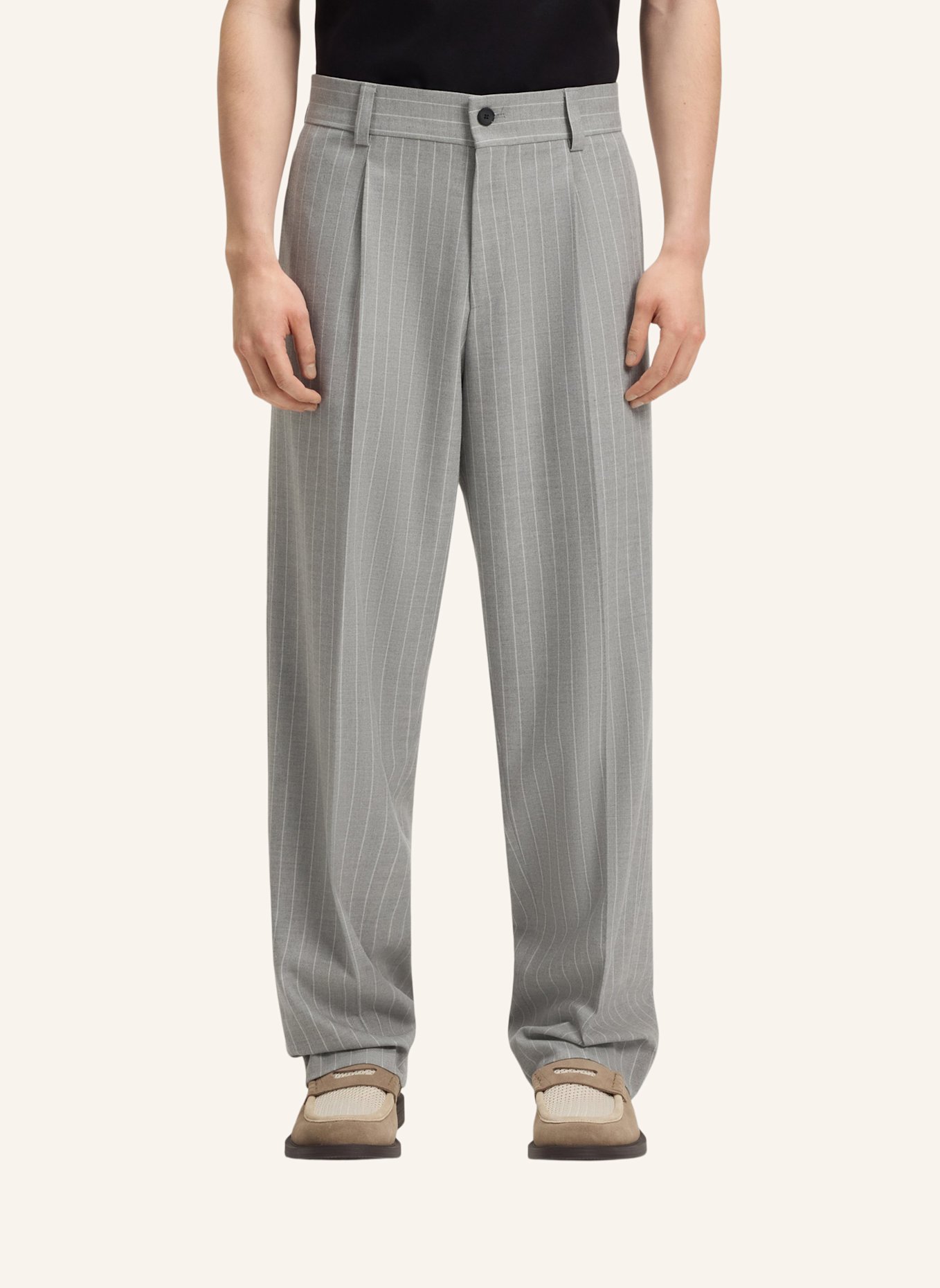 HUGO Business Anzug KARLO-FLIPS251X Modern Fit: GRAU