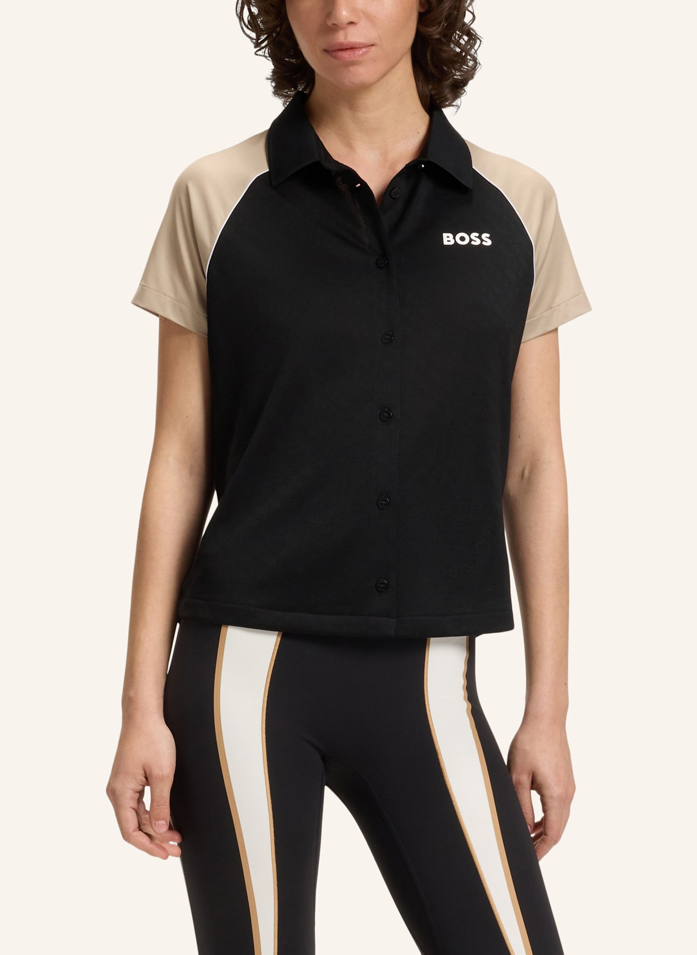 BOSS Casual Top ELLICI2 Regular Fit: SCHWARZ