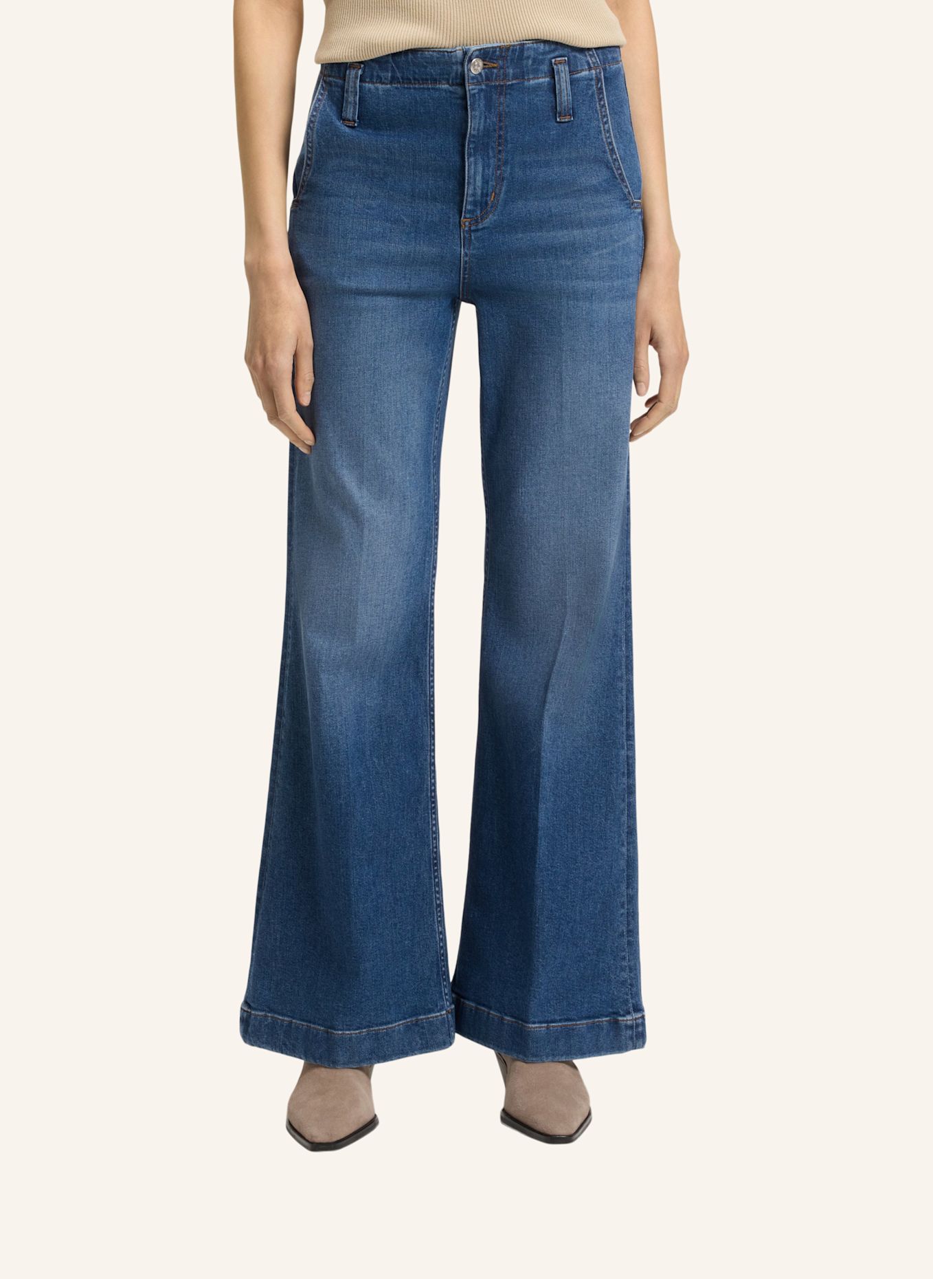 BOSS Jeans ROSALYA 2.0 Flared Fit: DUNKELBLAU