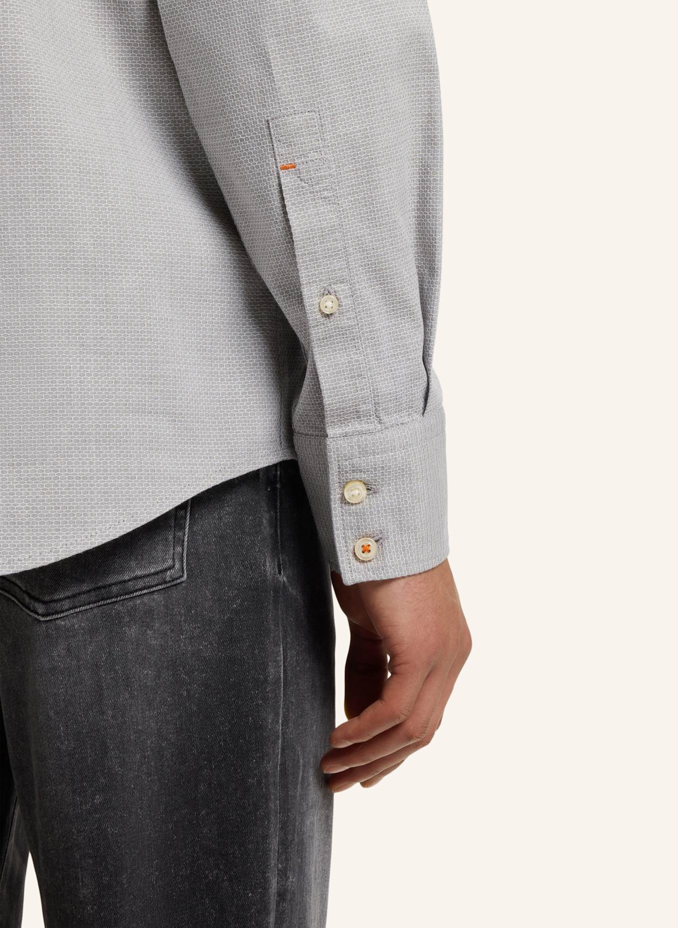 BOSS Casual Hemd RELEGANT_6_M Regular Fit: GRÜN