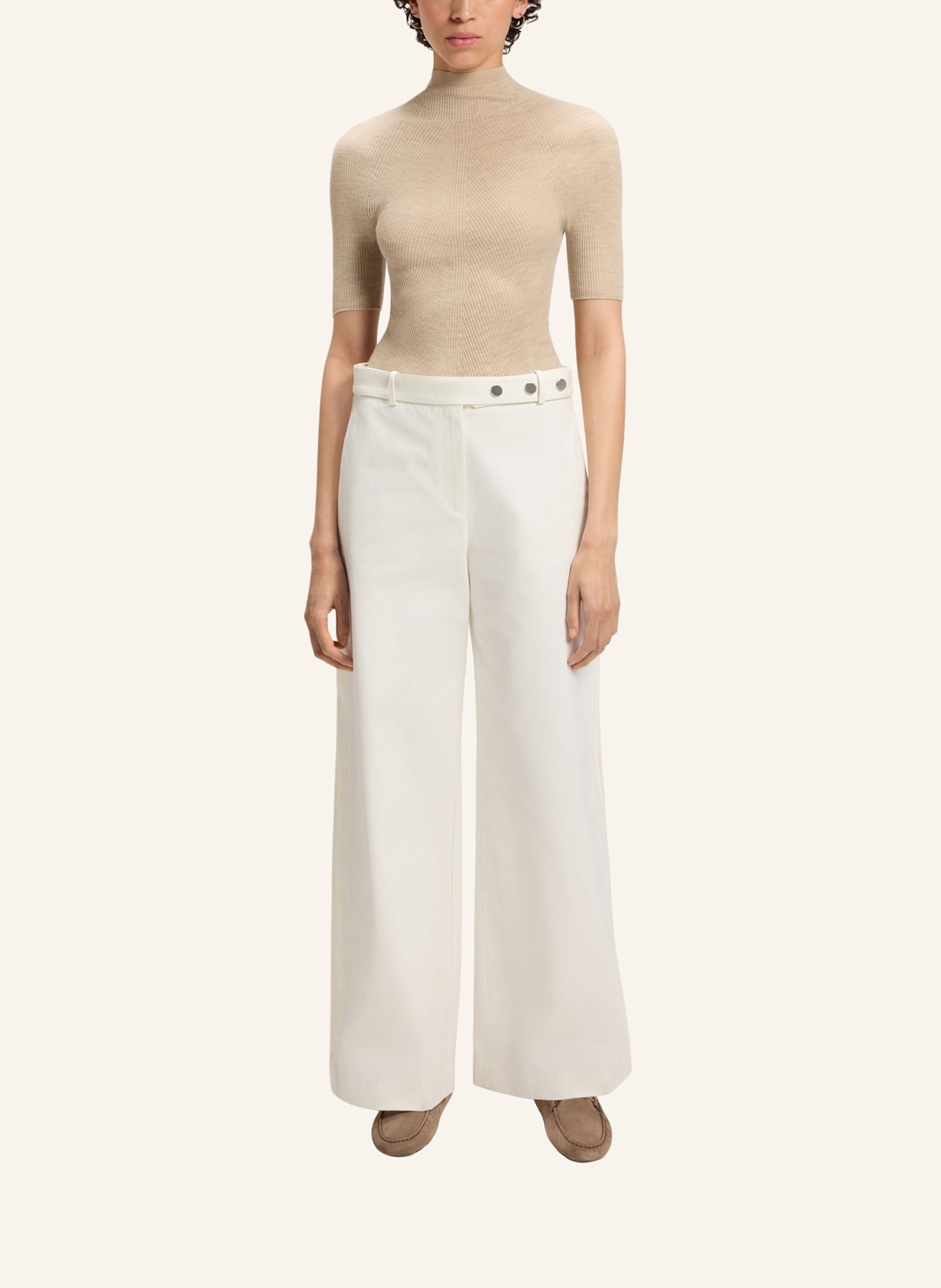 BOSS Business Hose TIANA8 Relaxed Fit: WEISS