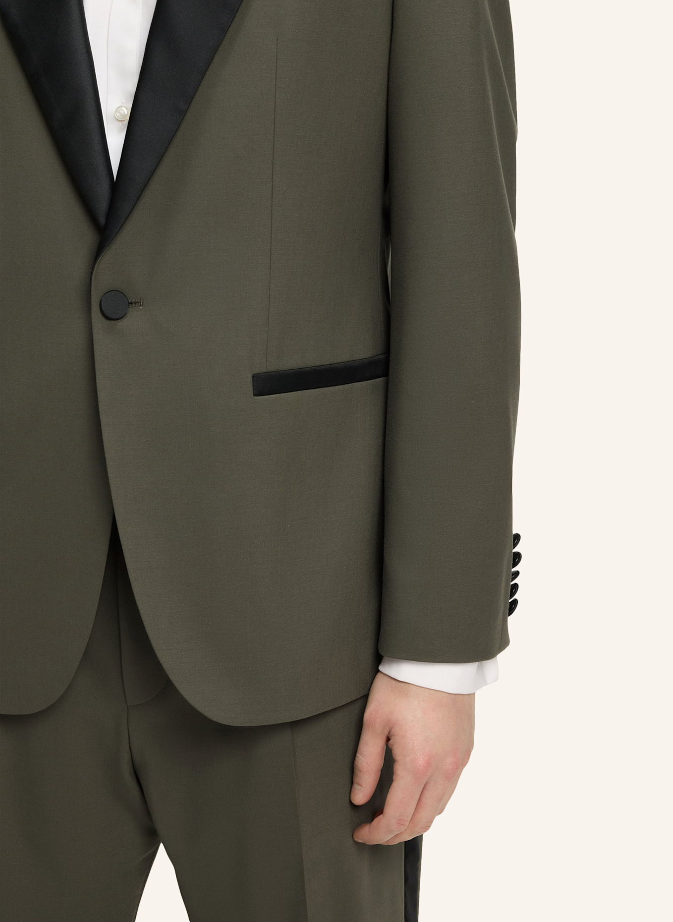 HUGO Business Anzug KARL-TEAGAN253E1X Modern Fit: HELLGRÜN