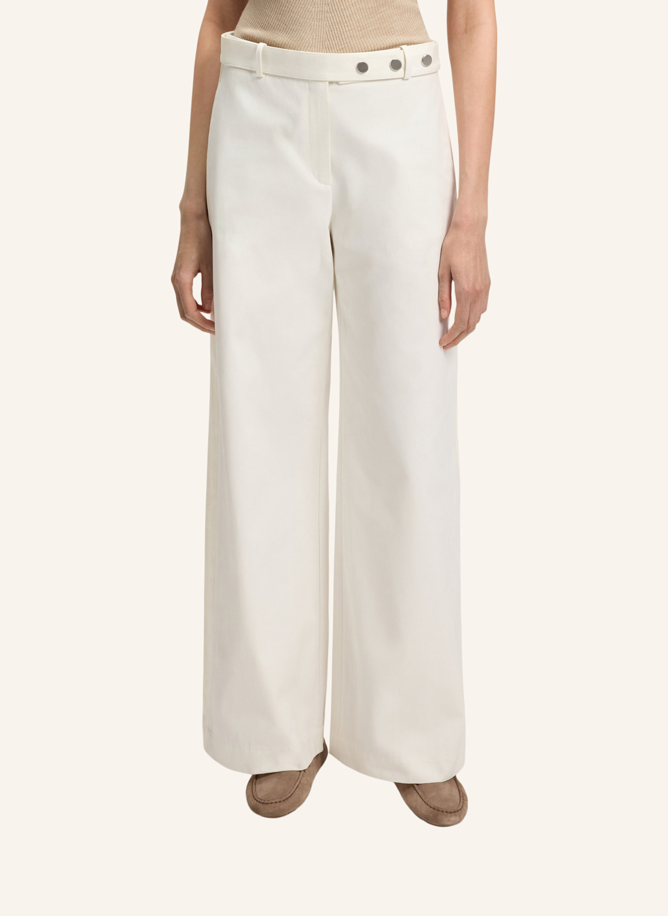 BOSS Business Hose TIANA8 Relaxed Fit: WEISS