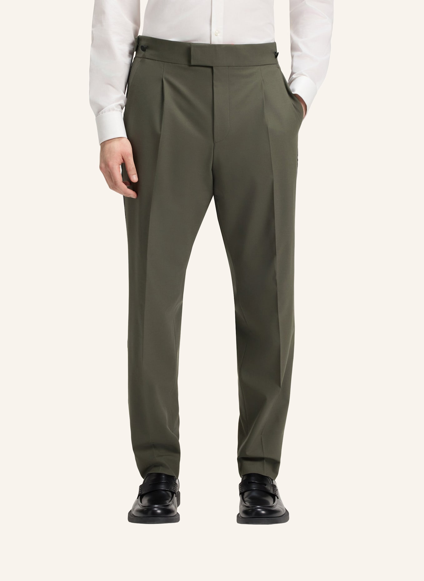 HUGO Business Anzug KARL-TEAGAN253E1X Modern Fit: HELLGRÜN