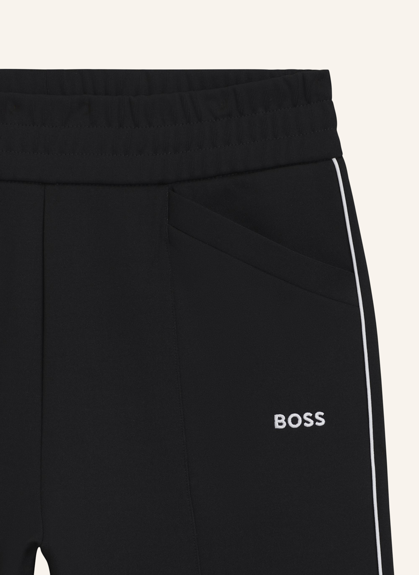 BOSS Casual Hose ERINA Straight Fit: SCHWARZ