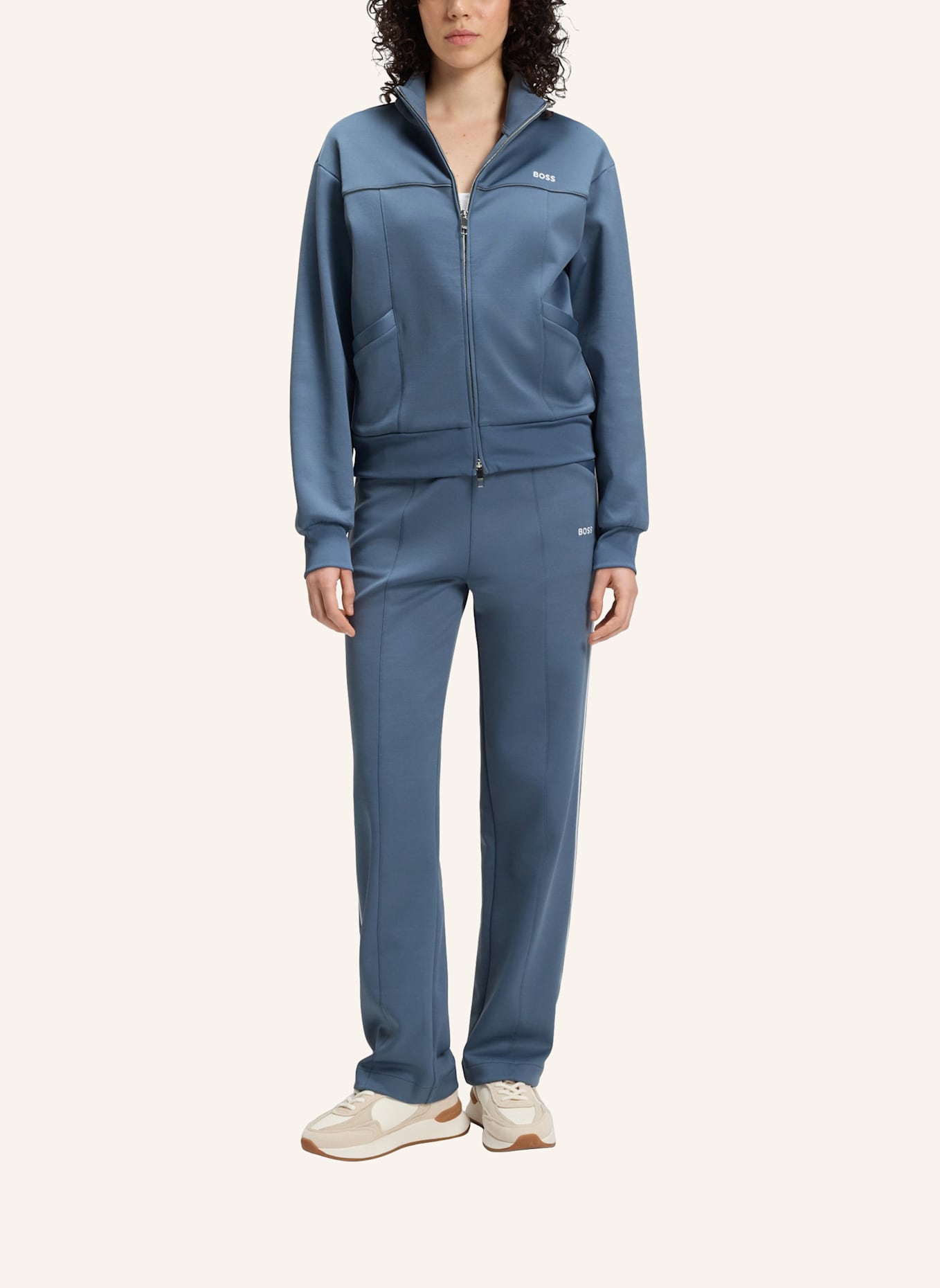 BOSS Casual Hose ERINA Straight Fit: BLAU