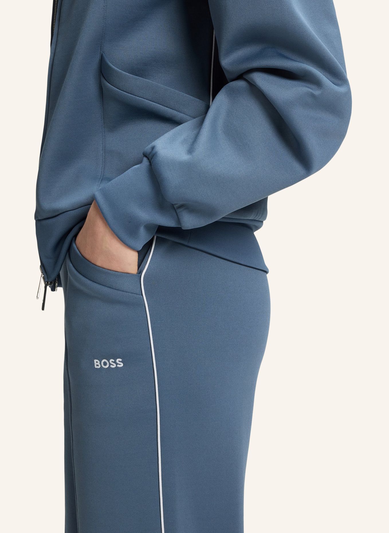 BOSS Casual Hose ERINA Straight Fit: BLAU