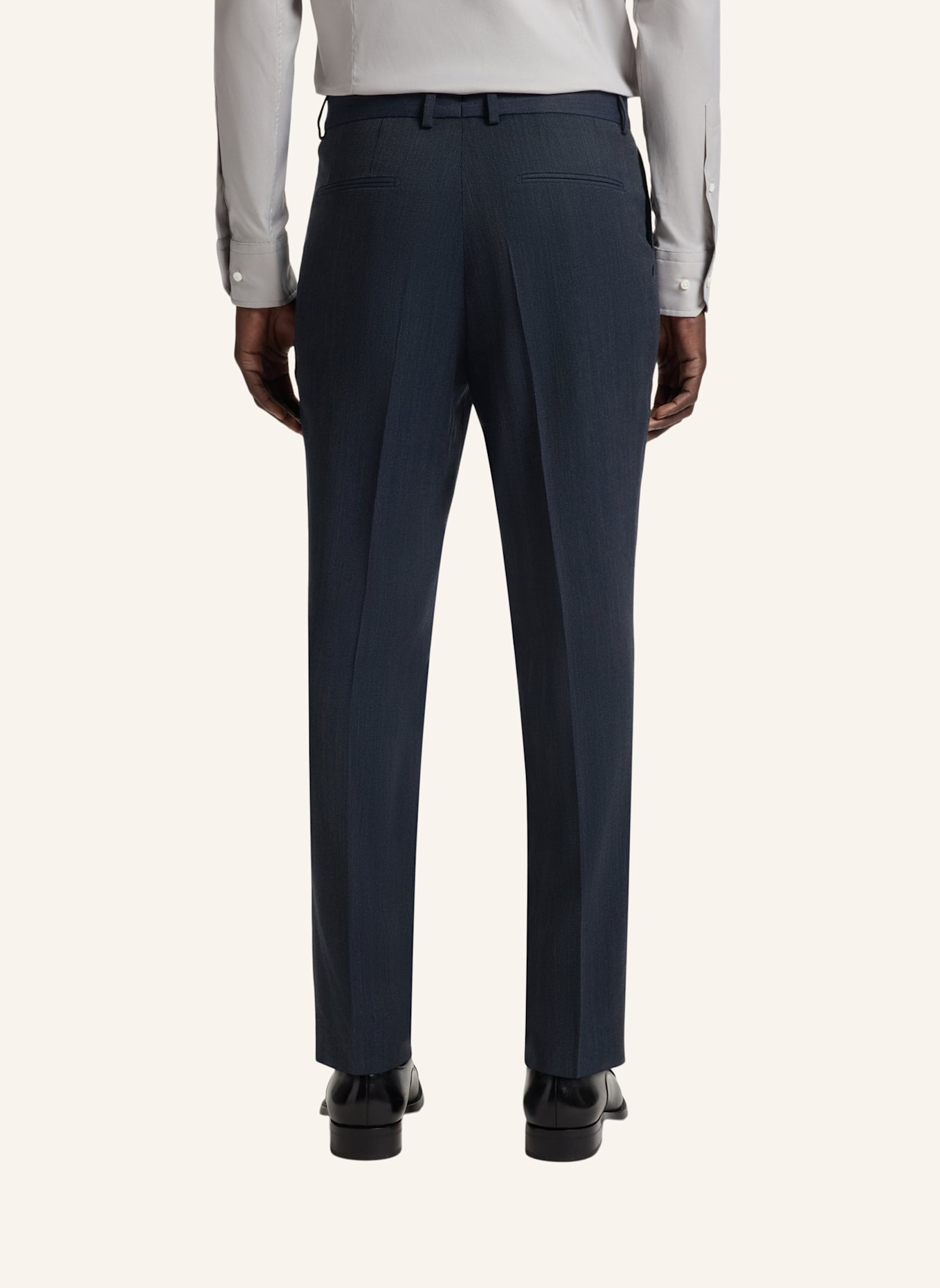 BOSS Business Anzug L-HESTON2PCSLP-FP253 Slim Fit: DUNKELBLAU