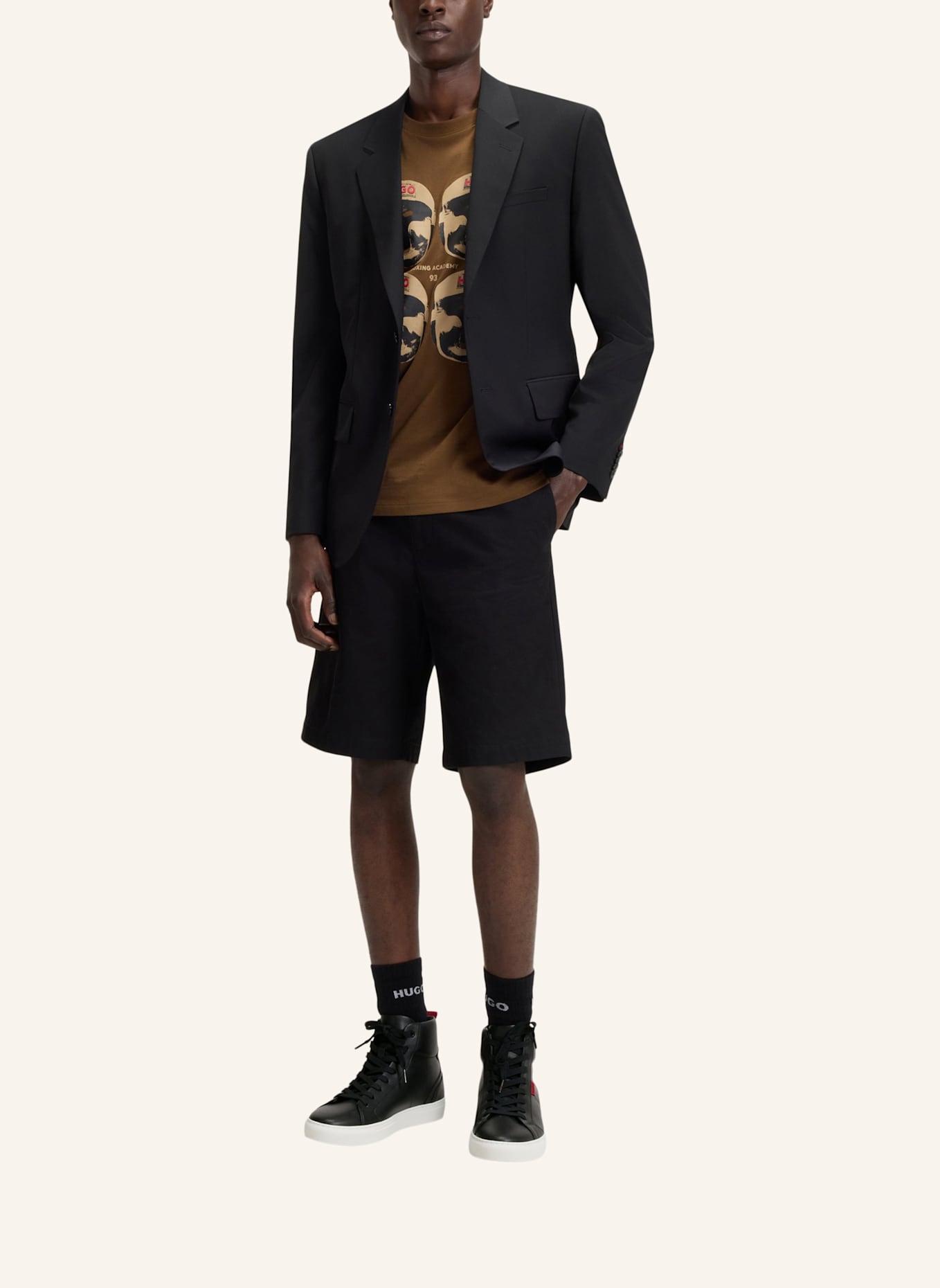 HUGO High Top MORRIE_HITO_NAPU: SCHWARZ