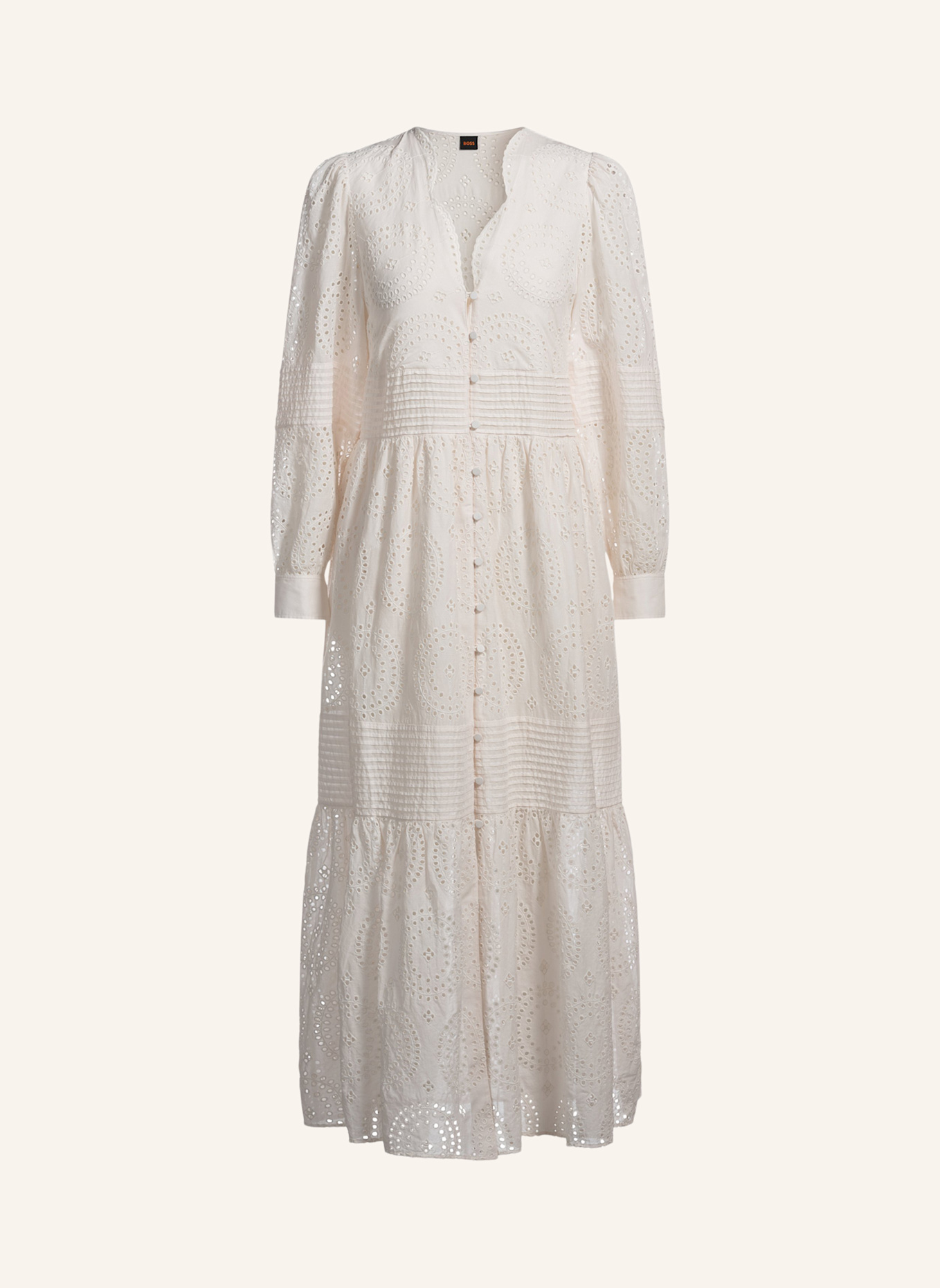 BOSS Kleid C_DABRODY Regular Fit: WEISS