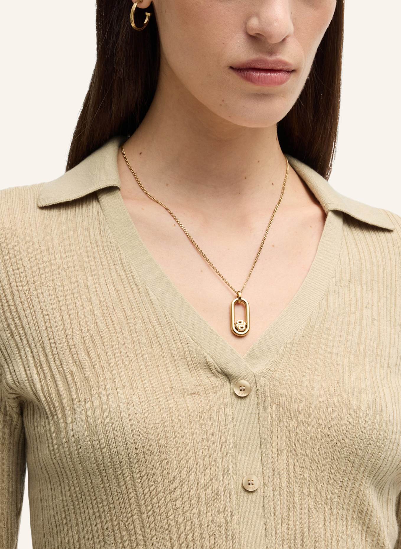 BOSS Pullover FABYNI: BEIGE