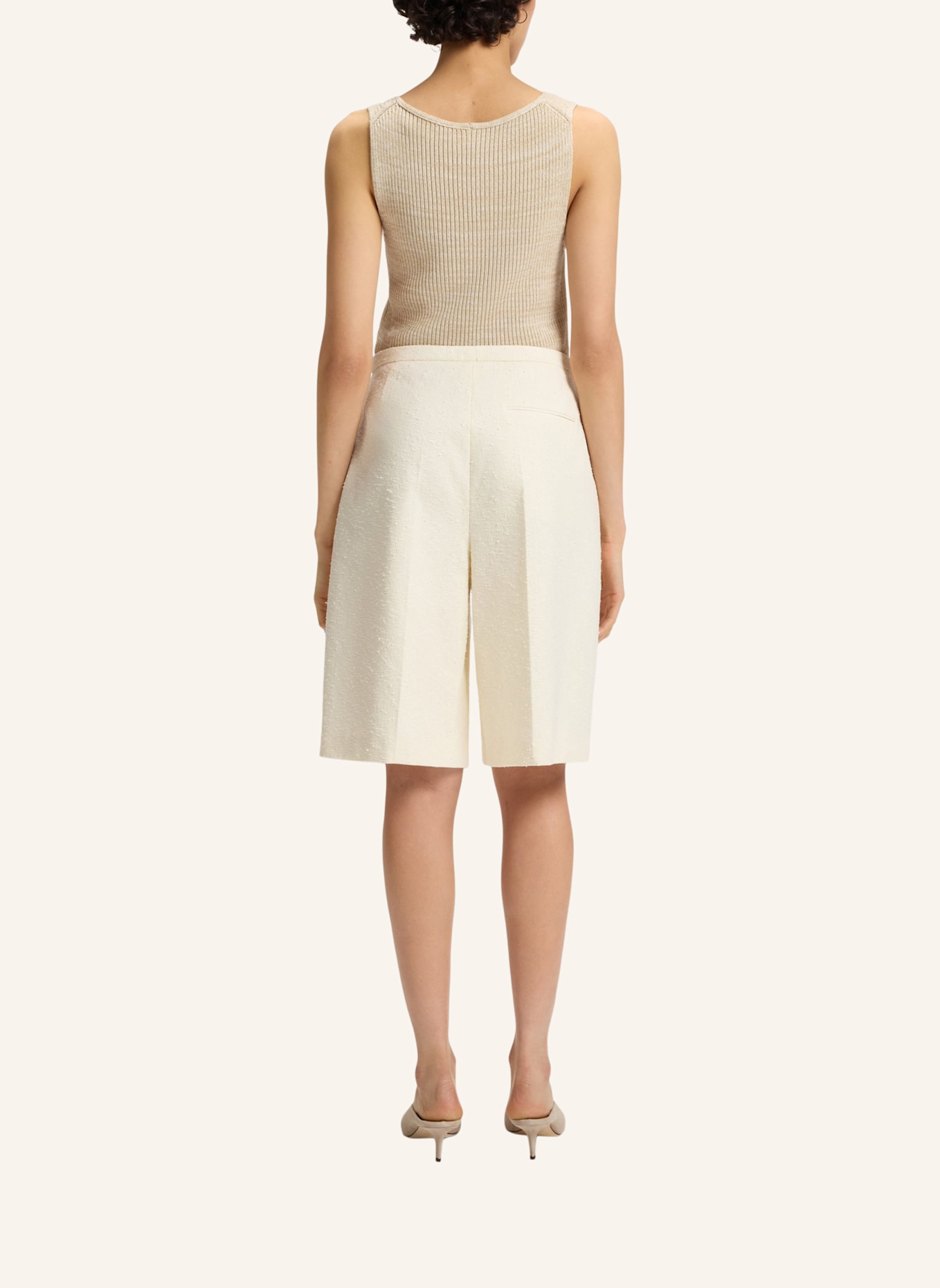 BOSS Short TUALY Relaxed Fit: WEISS