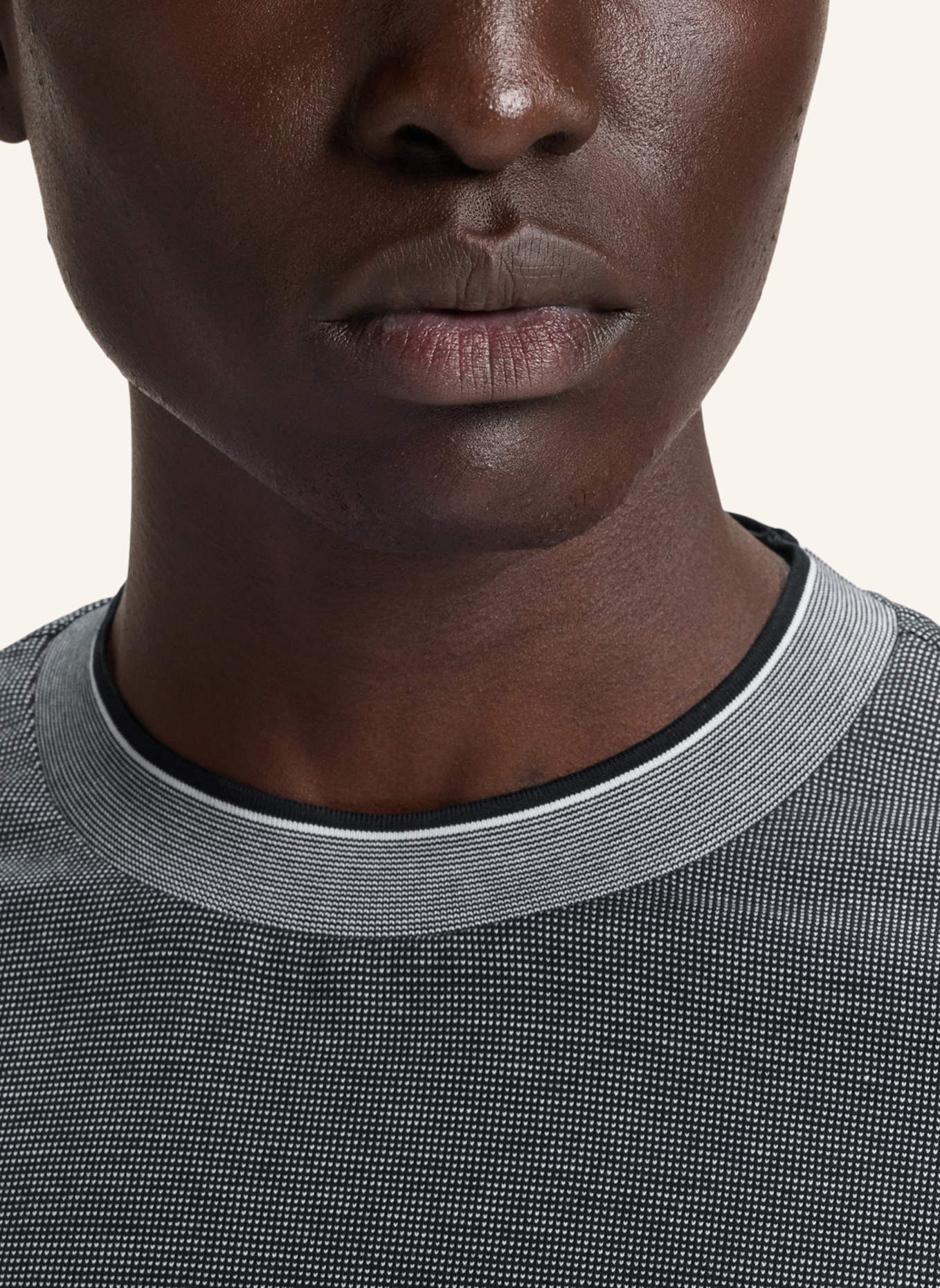 BOSS T-Shirt H-TESSLER 145 Slim Fit: DUNKELBLAU